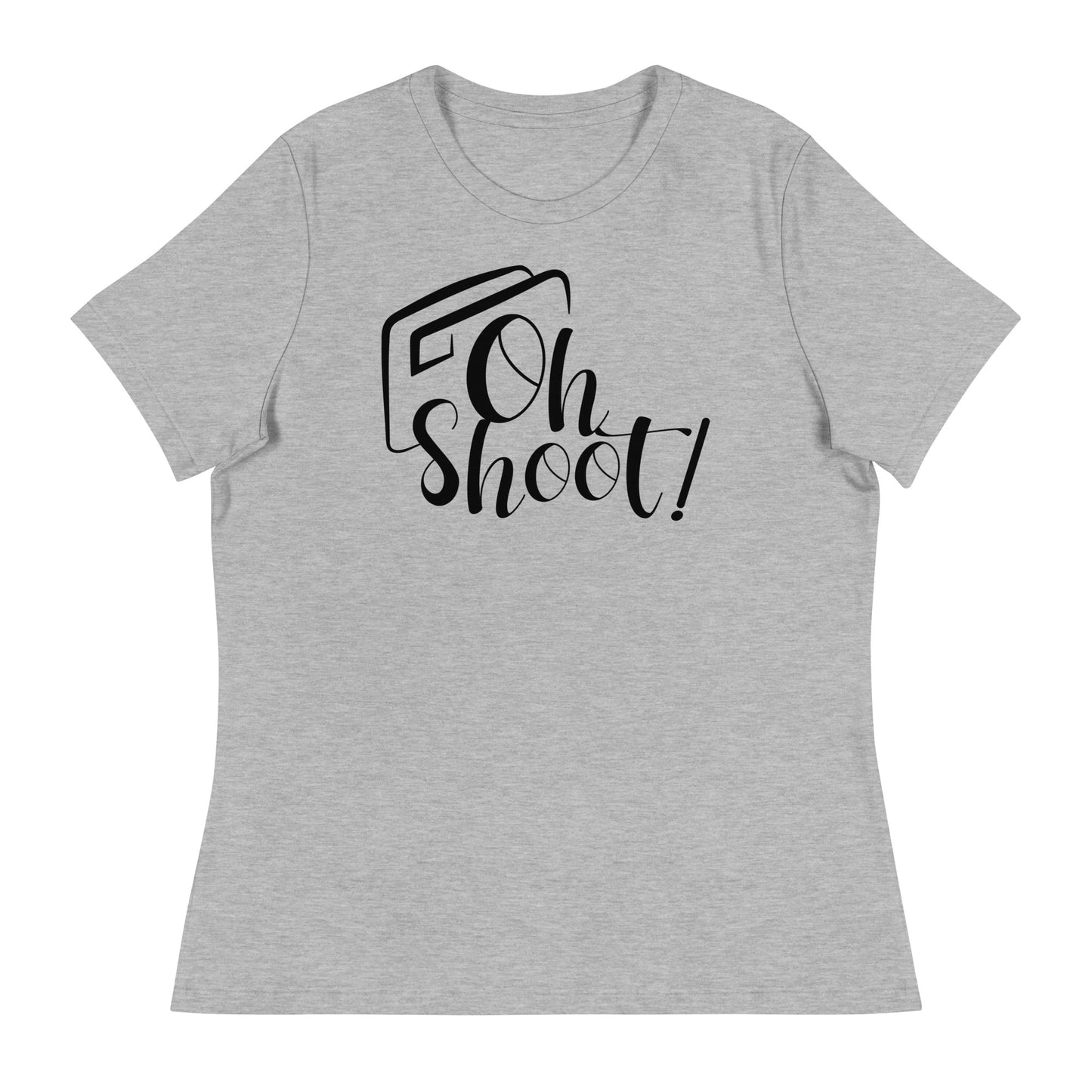 T-shirts Fille -Oh Shoot- Logo Noir
