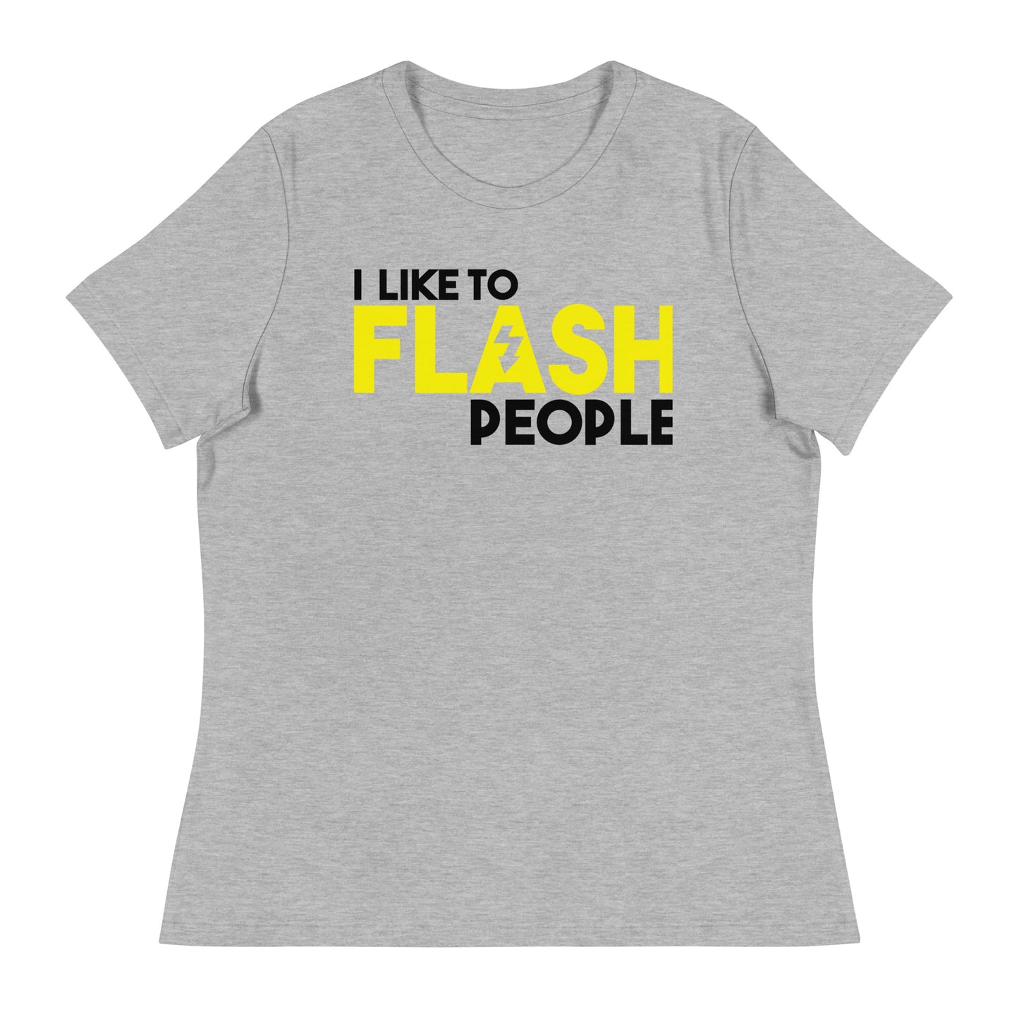 T-shirts fille - J'aime flasher les gens - Logo noir