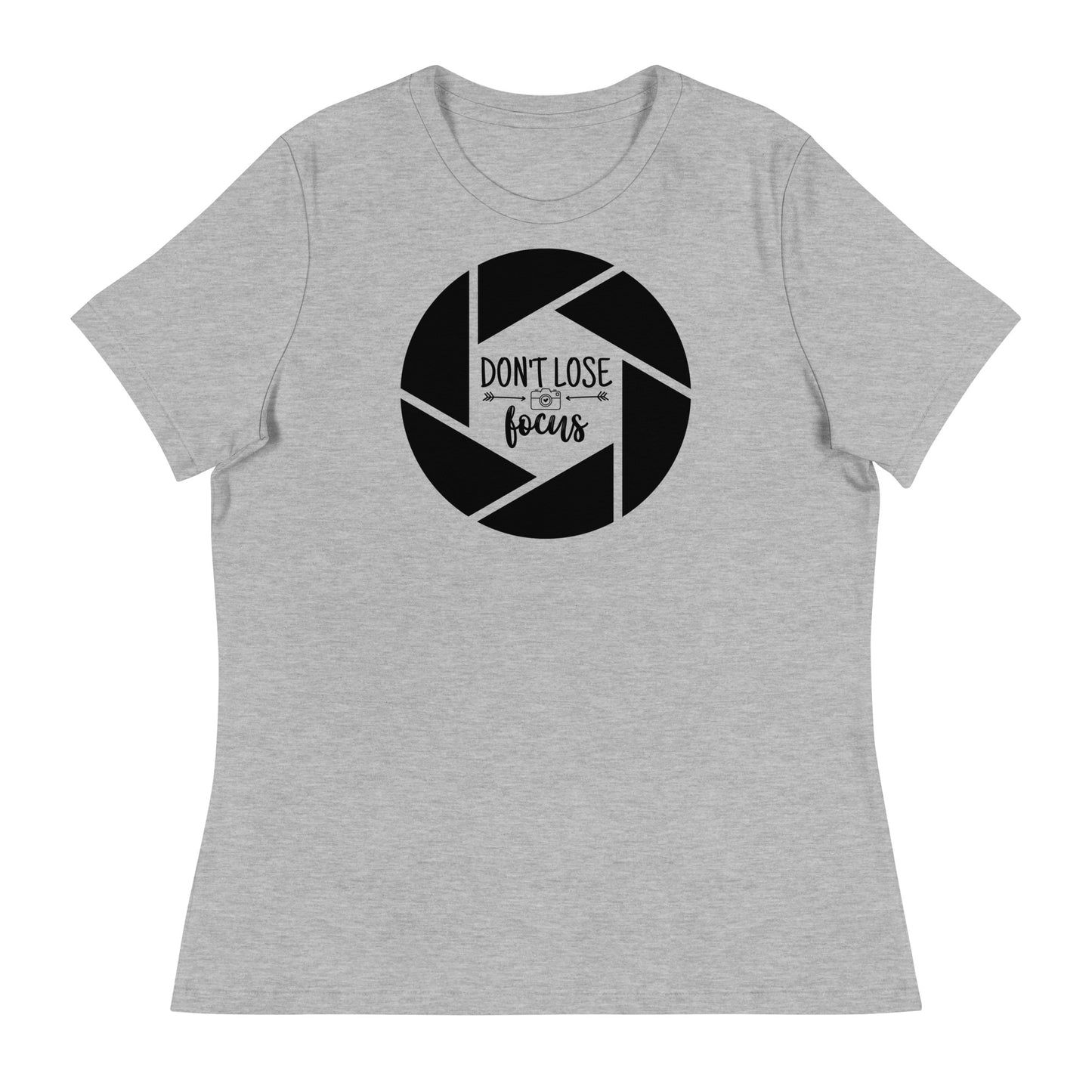 T-shirts pour fille - Ne perdez pas votre concentration - Logo noir