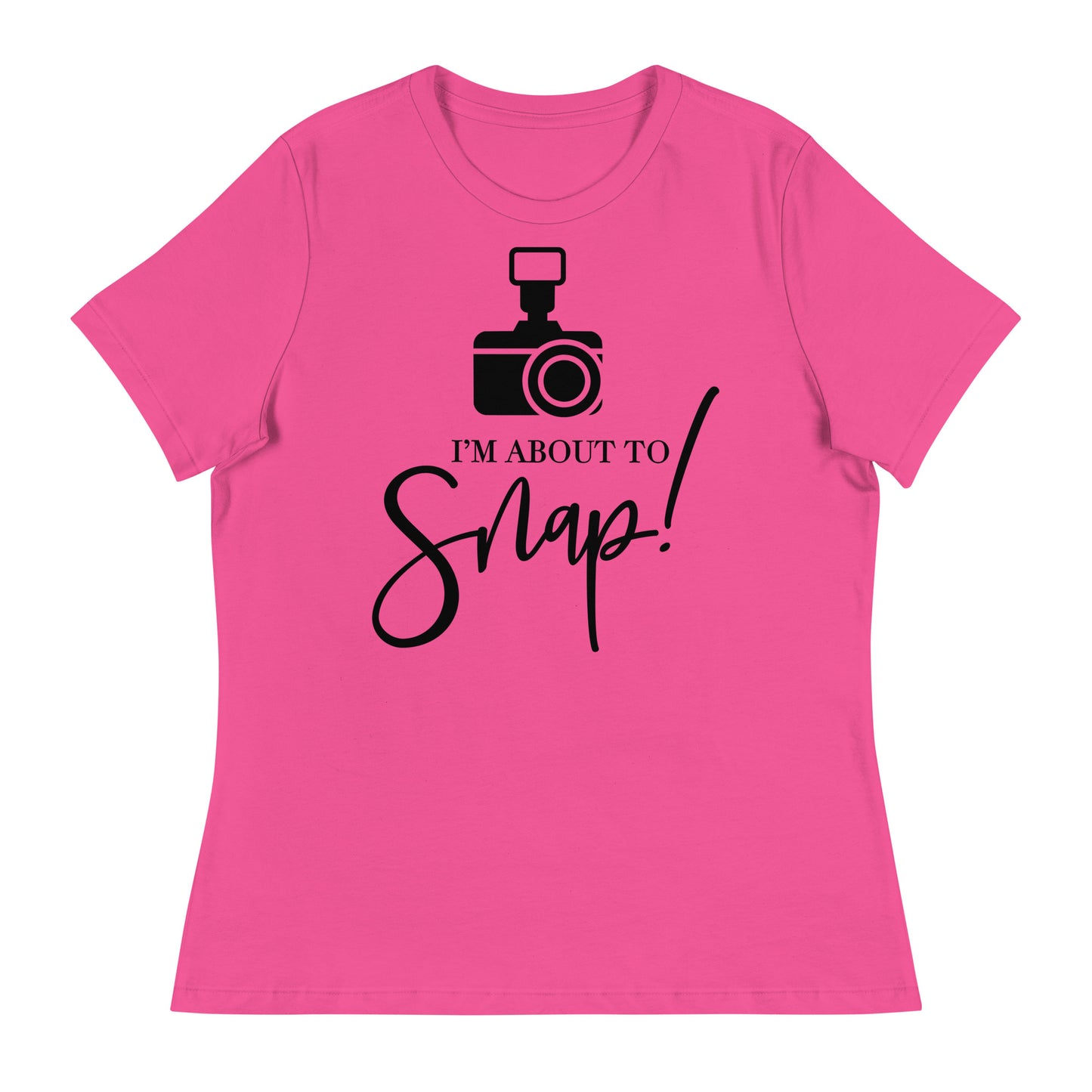 T-shirts pour fille - Je suis sur le point de craquer - Logo noir