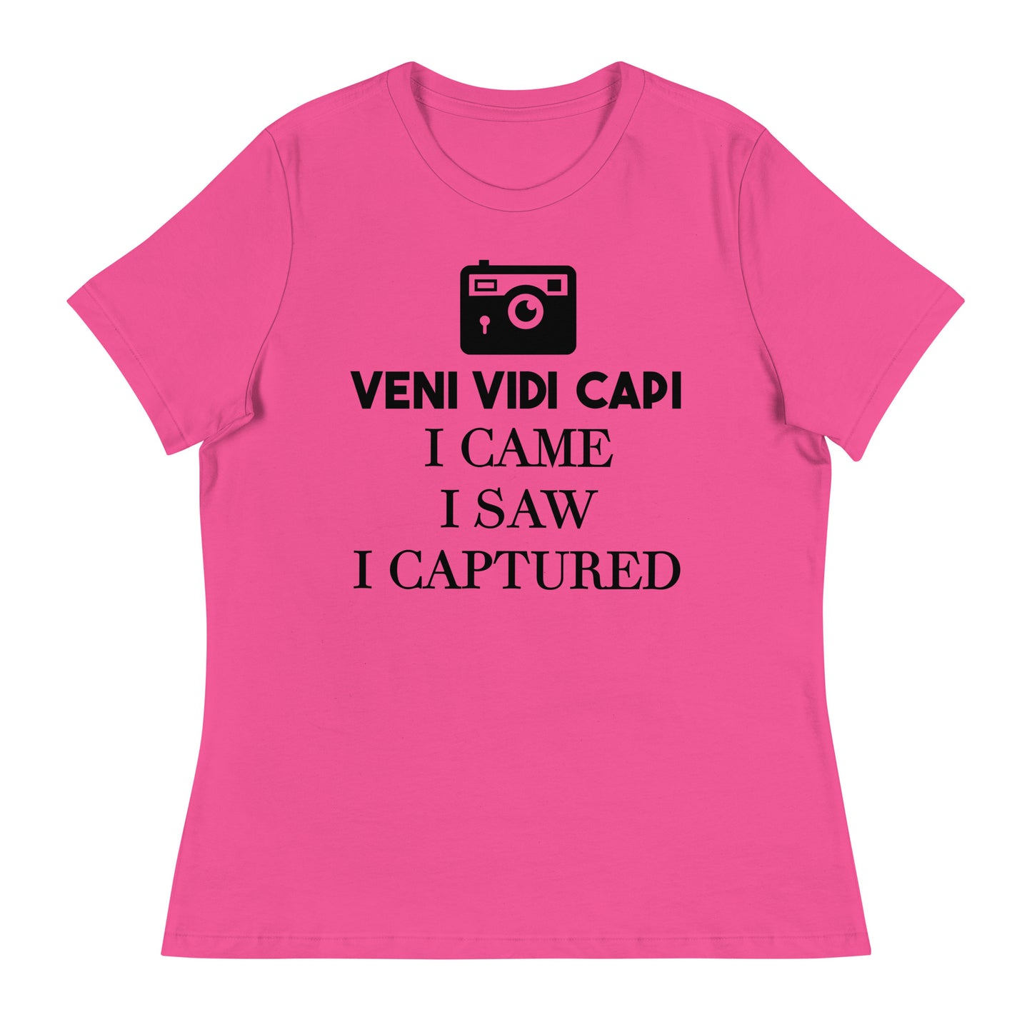 T-shirts fille - Je suis venu, j'ai vu - Logo noir