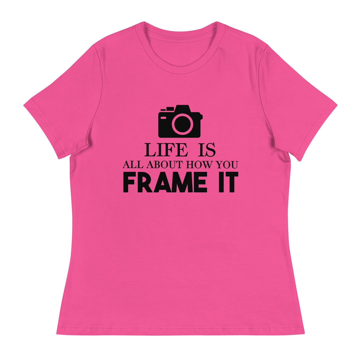 T-shirts Fille - Frame it - Logo Noir