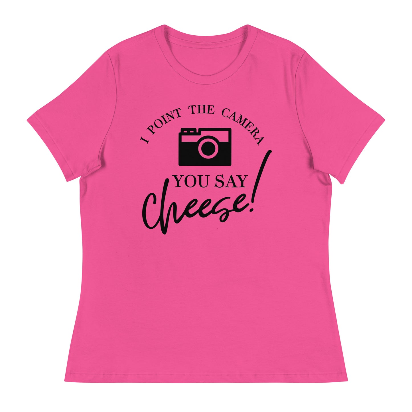 T-shirts fille - Tu dis fromage - Logo noir