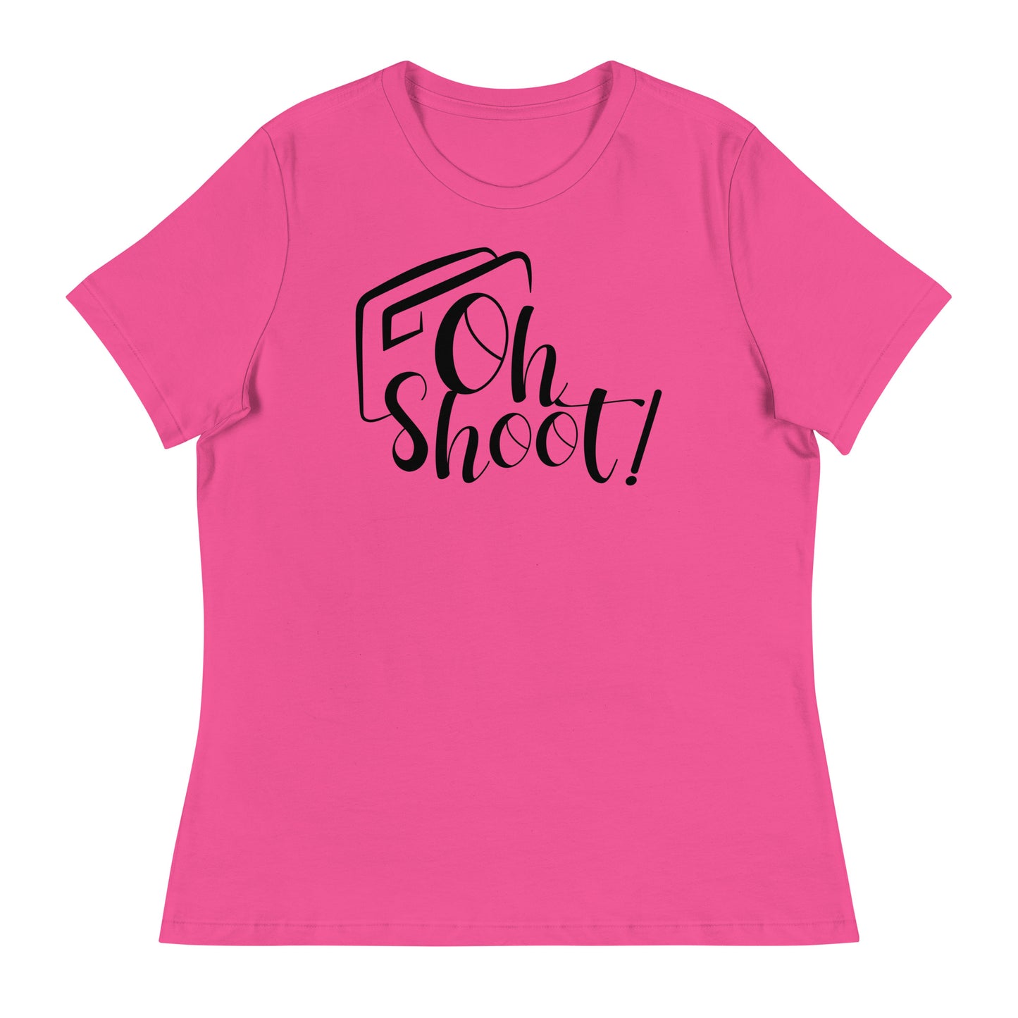 T-shirts Fille -Oh Shoot- Logo Noir