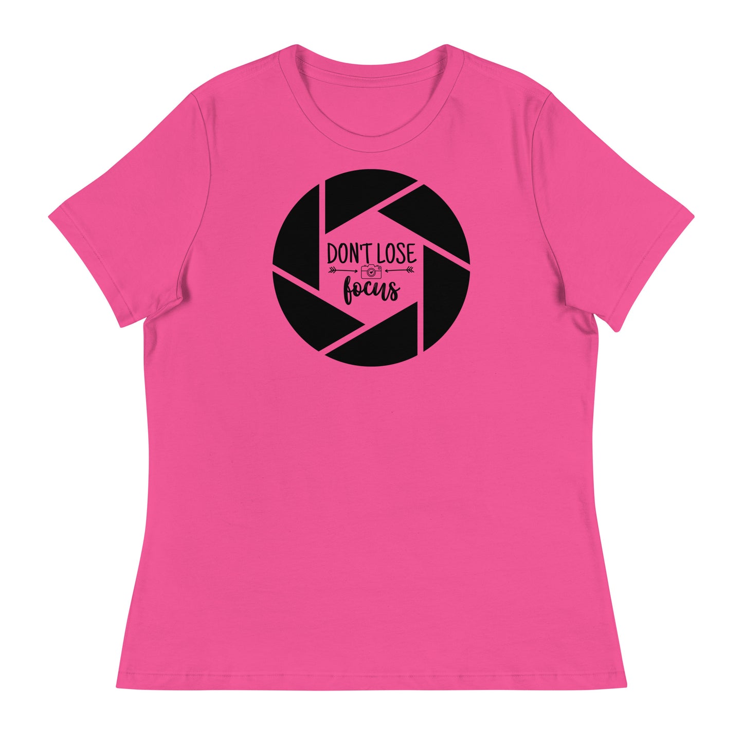 T-shirts pour fille - Ne perdez pas votre concentration - Logo noir