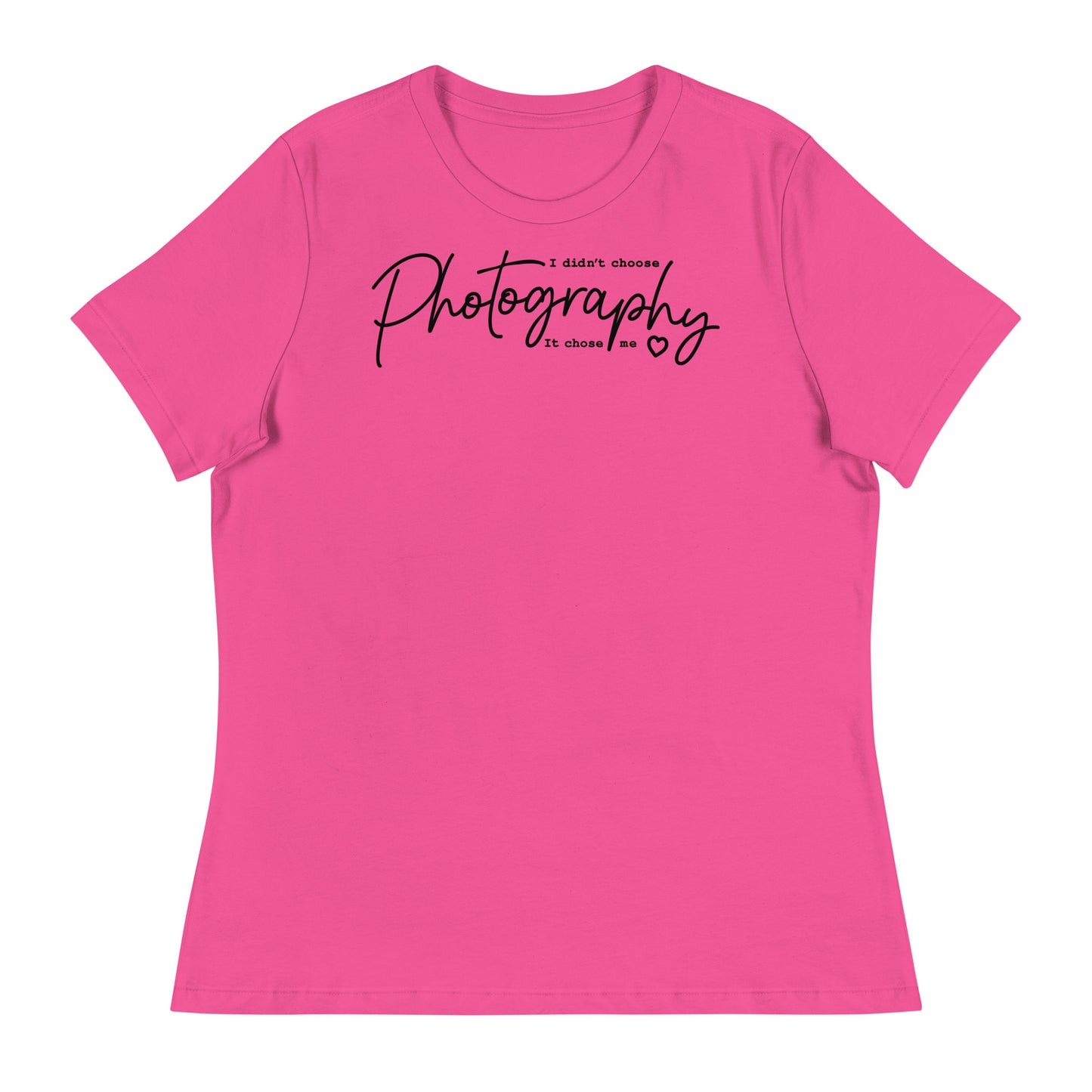T-shirts fille - photographie - Logo noir