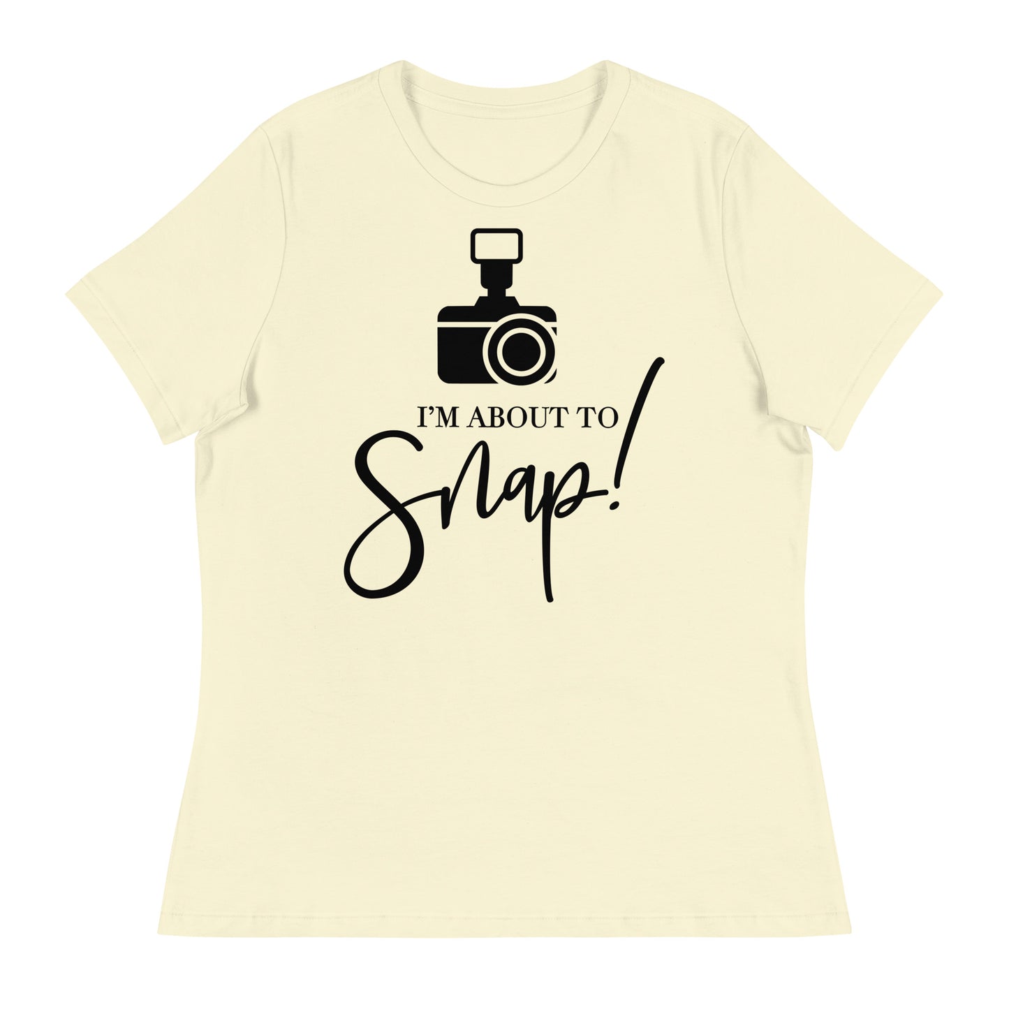 T-shirts pour fille - Je suis sur le point de craquer - Logo noir