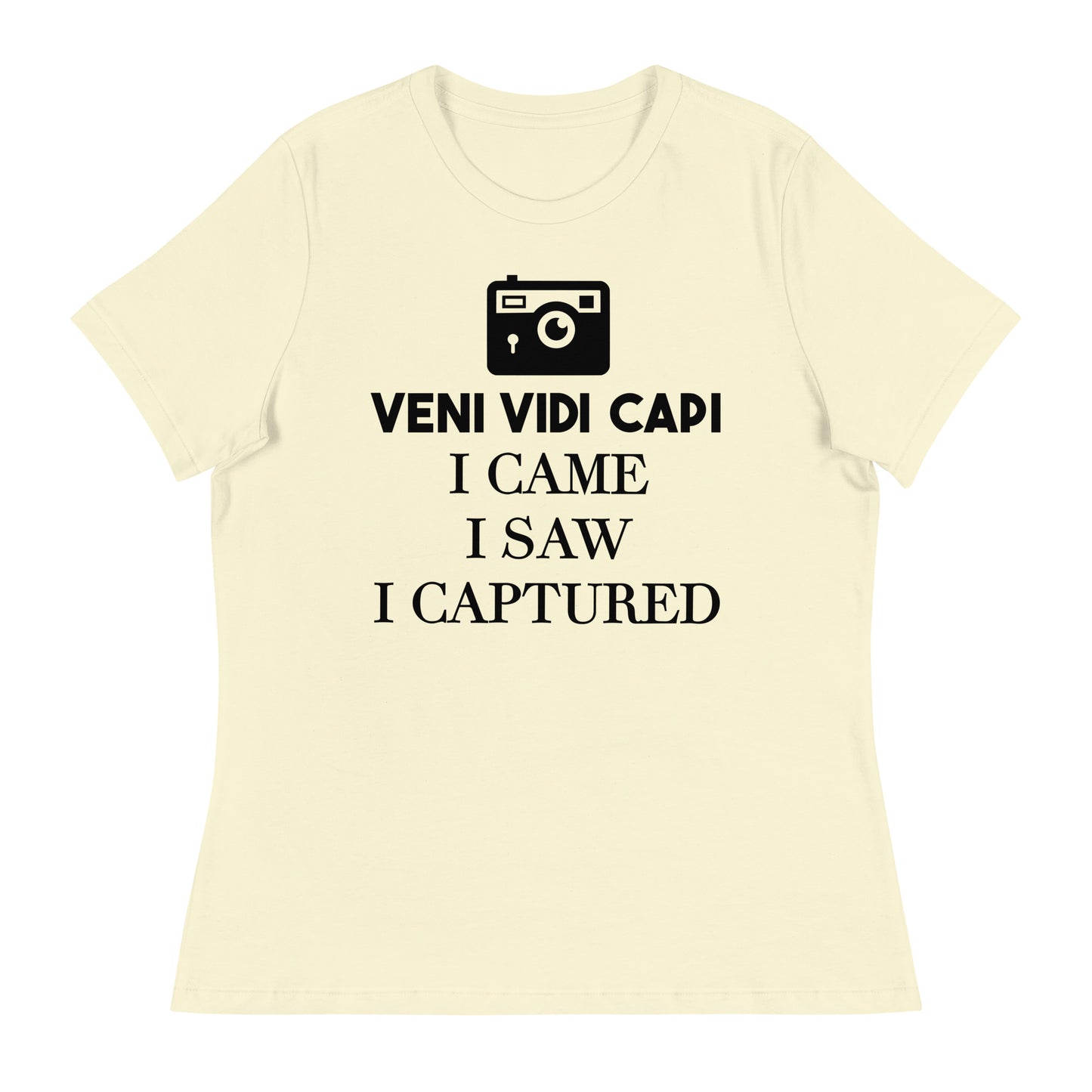 T-shirts fille - Je suis venu, j'ai vu - Logo noir