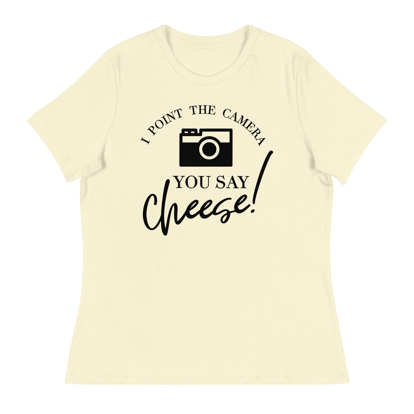 T-shirts fille - Tu dis fromage - Logo noir