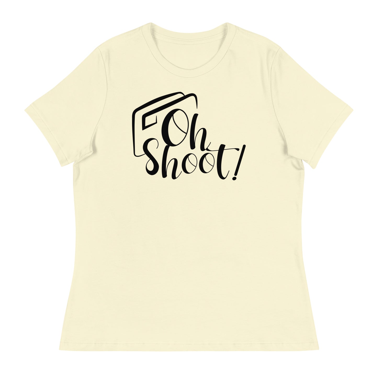 T-shirts Fille -Oh Shoot- Logo Noir