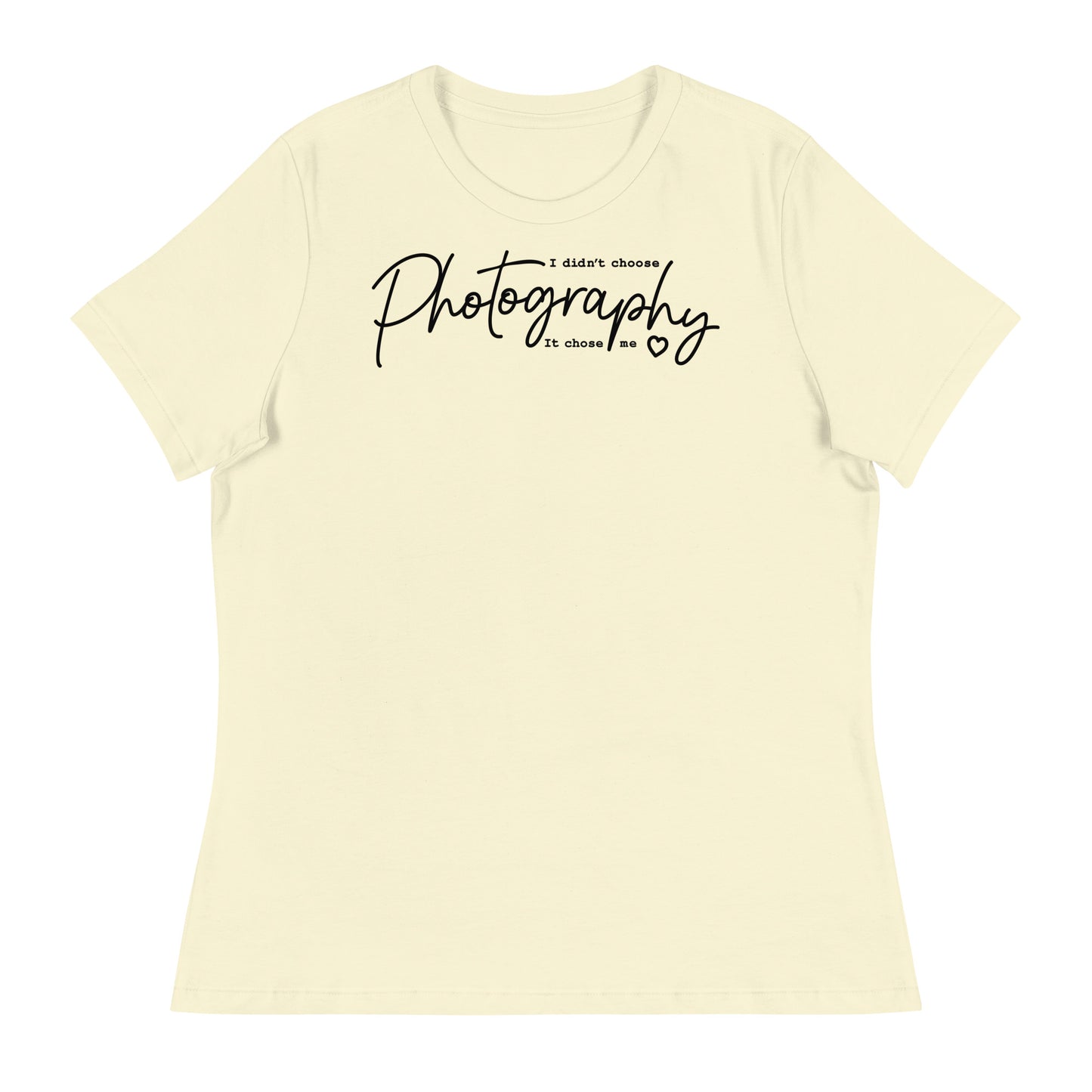 T-shirts fille - photographie - Logo noir
