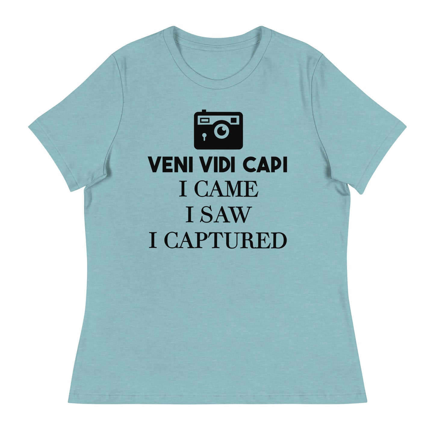 T-shirts fille - Je suis venu, j'ai vu - Logo noir