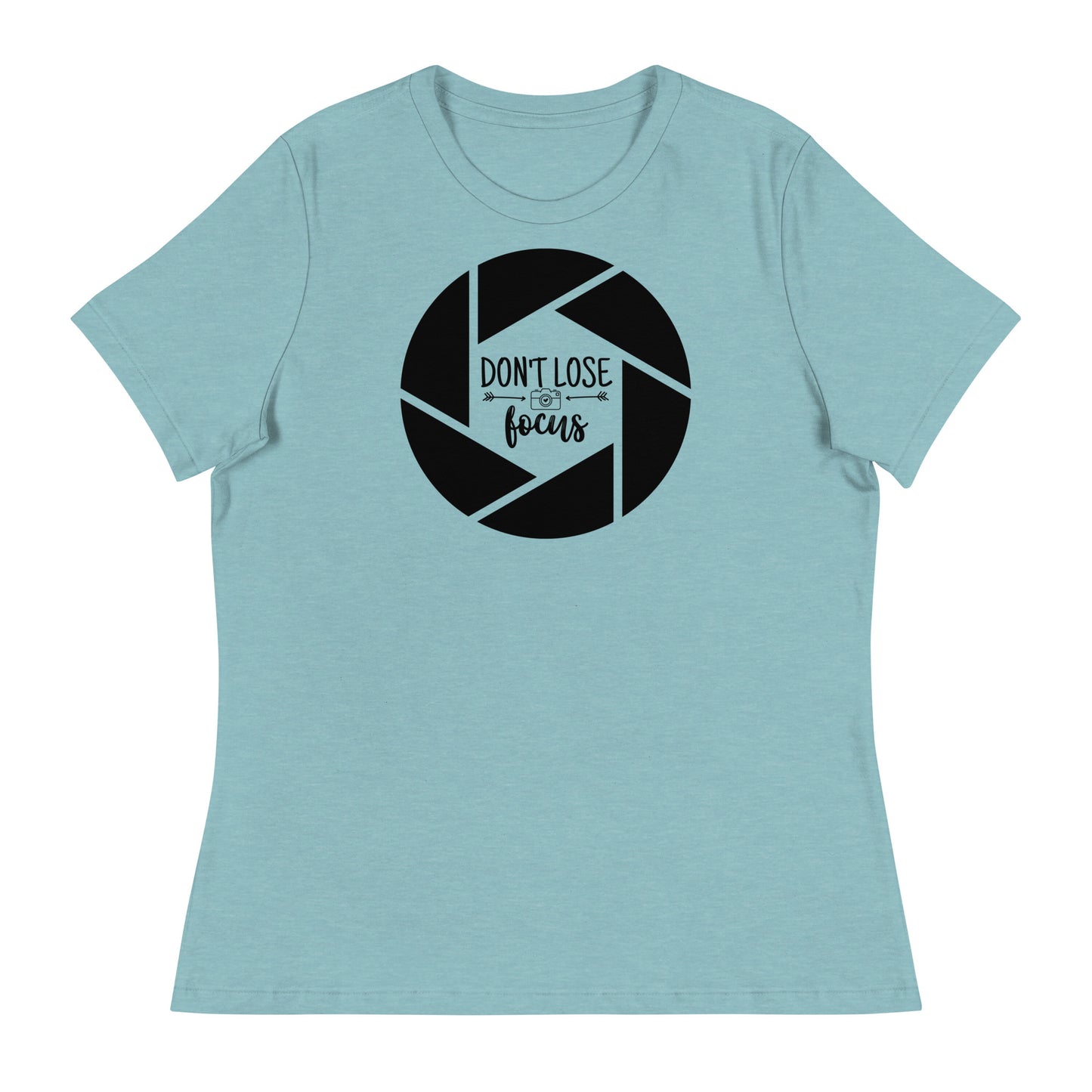 T-shirts pour fille - Ne perdez pas votre concentration - Logo noir