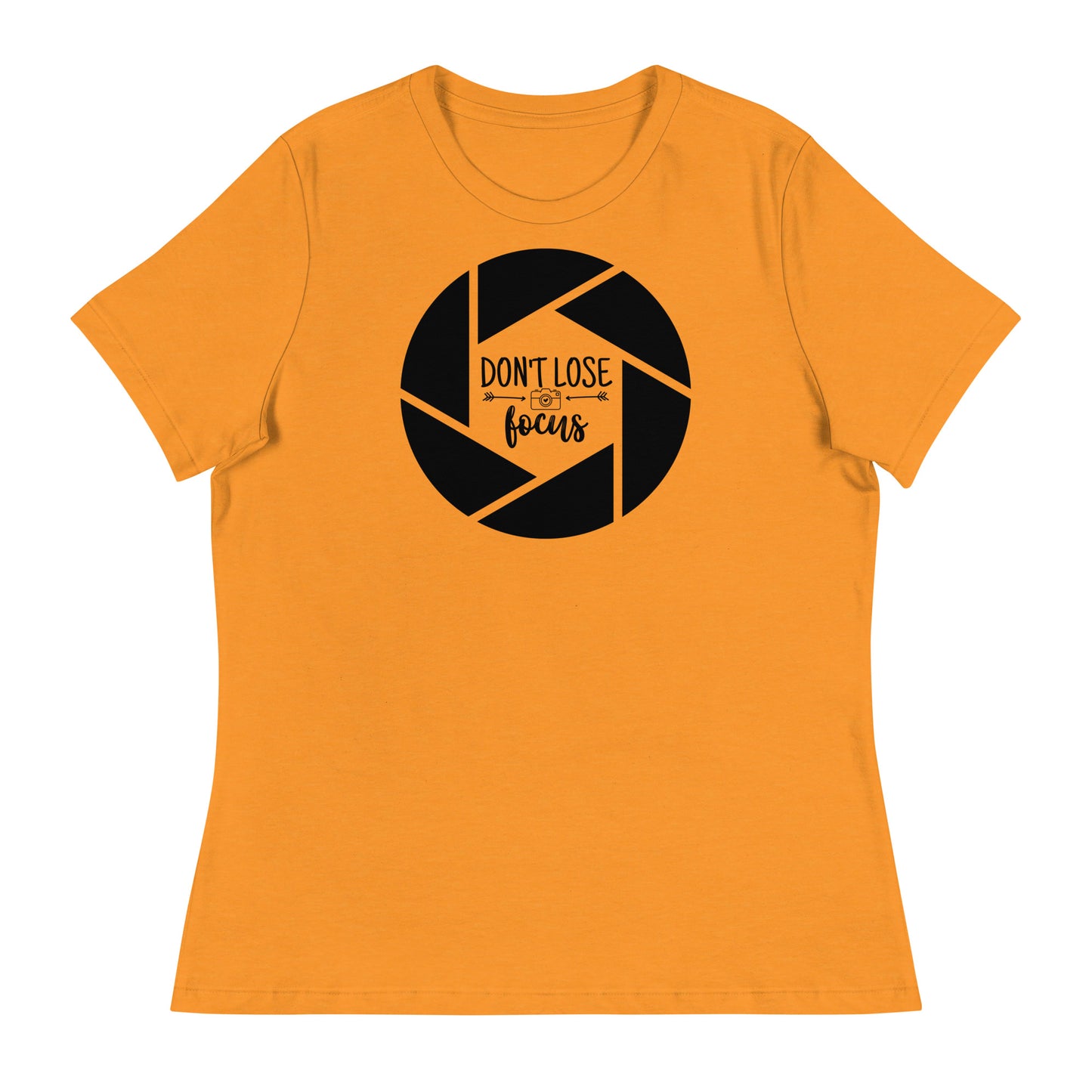 T-shirts pour fille - Ne perdez pas votre concentration - Logo noir