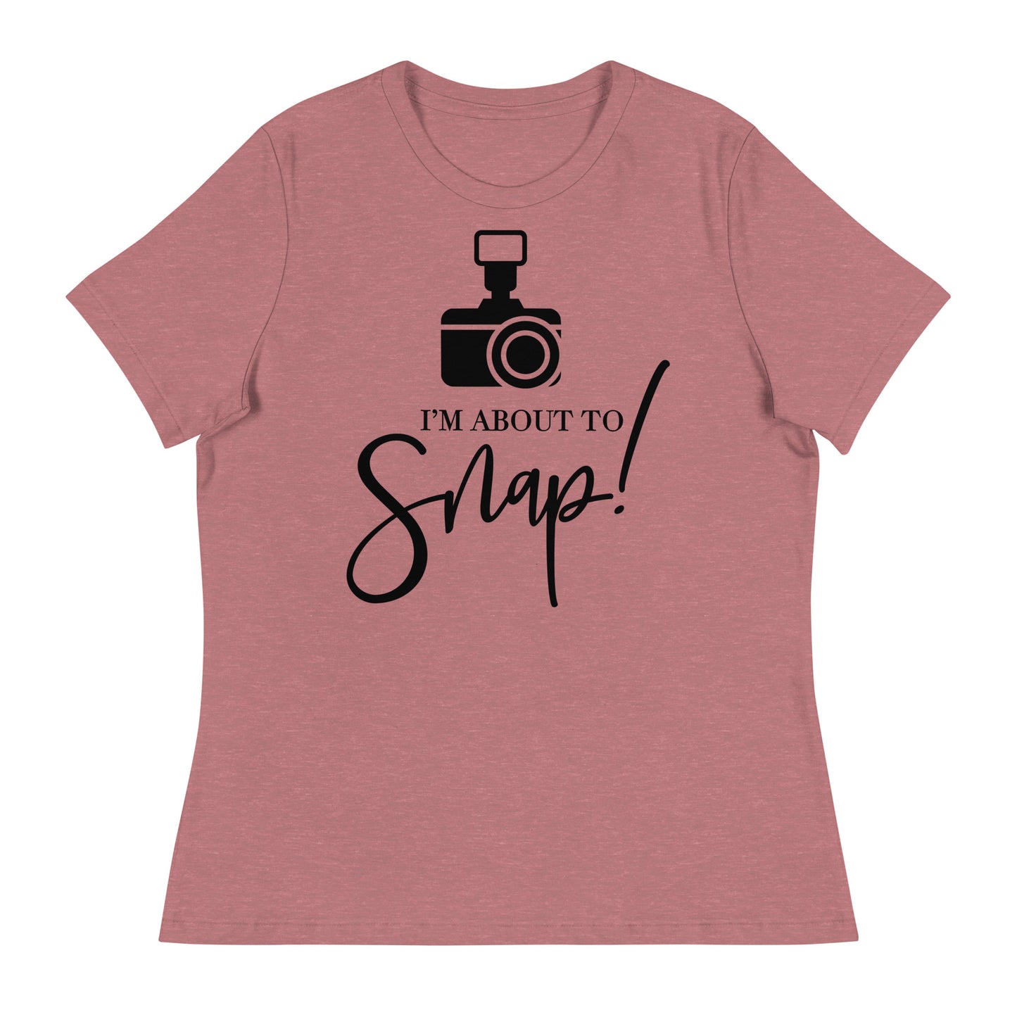 T-shirts pour fille - Je suis sur le point de craquer - Logo noir