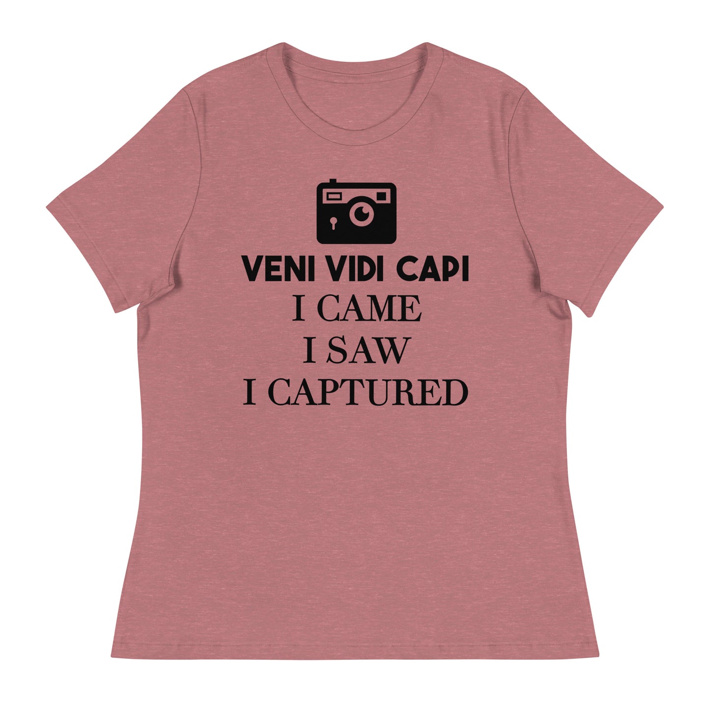T-shirts fille - Je suis venu, j'ai vu - Logo noir