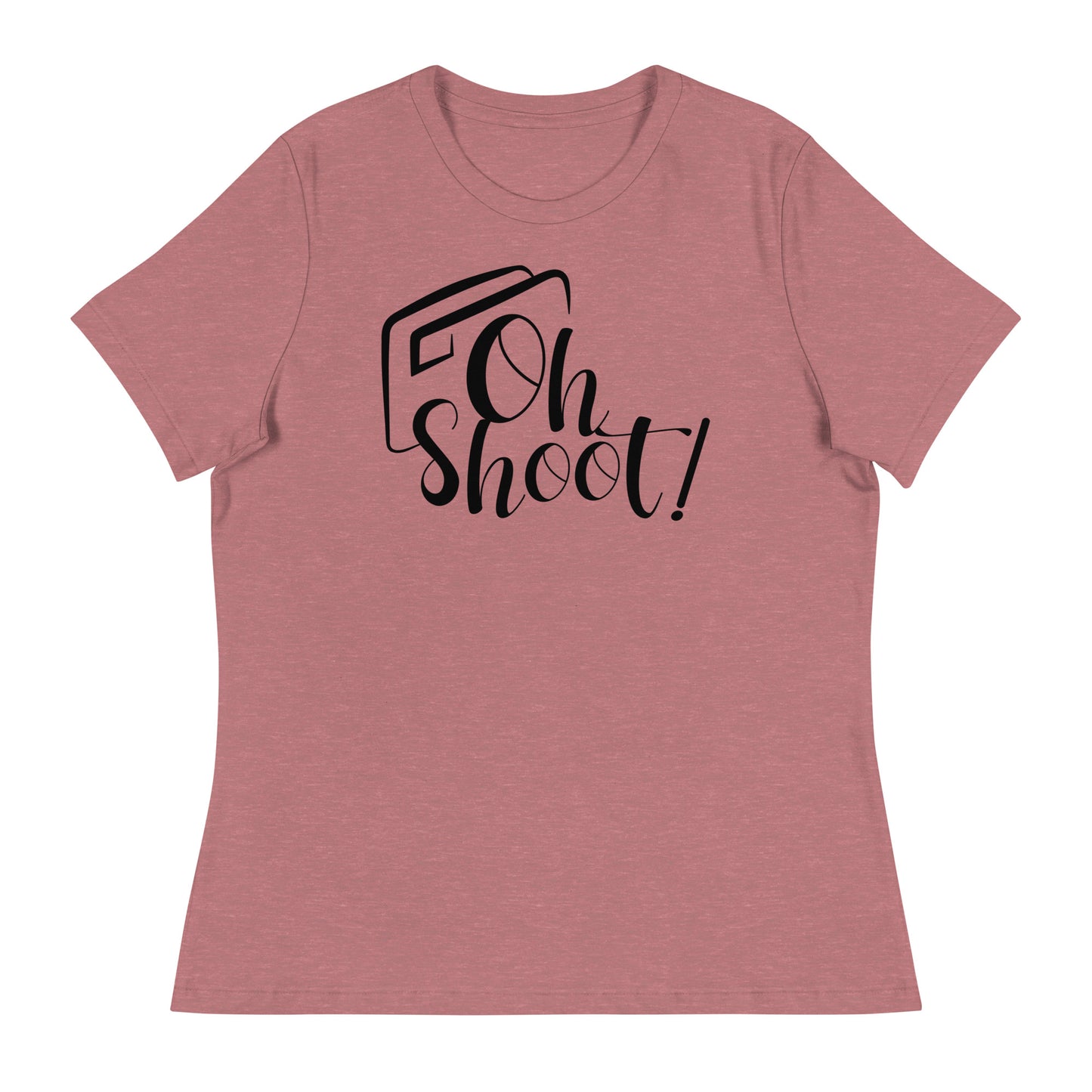 T-shirts Fille -Oh Shoot- Logo Noir