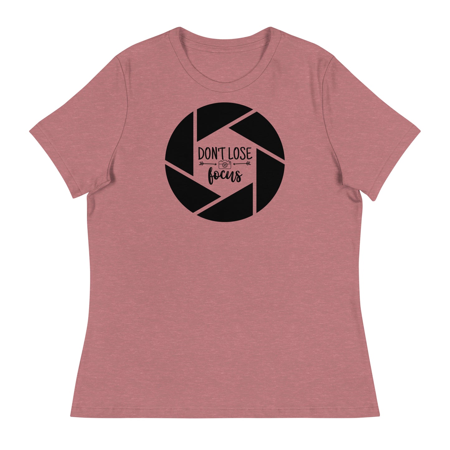T-shirts pour fille - Ne perdez pas votre concentration - Logo noir