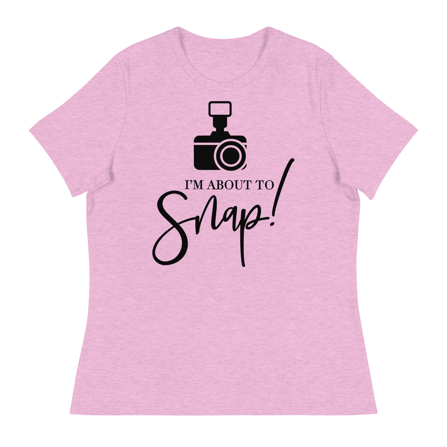 T-shirts pour fille - Je suis sur le point de craquer - Logo noir