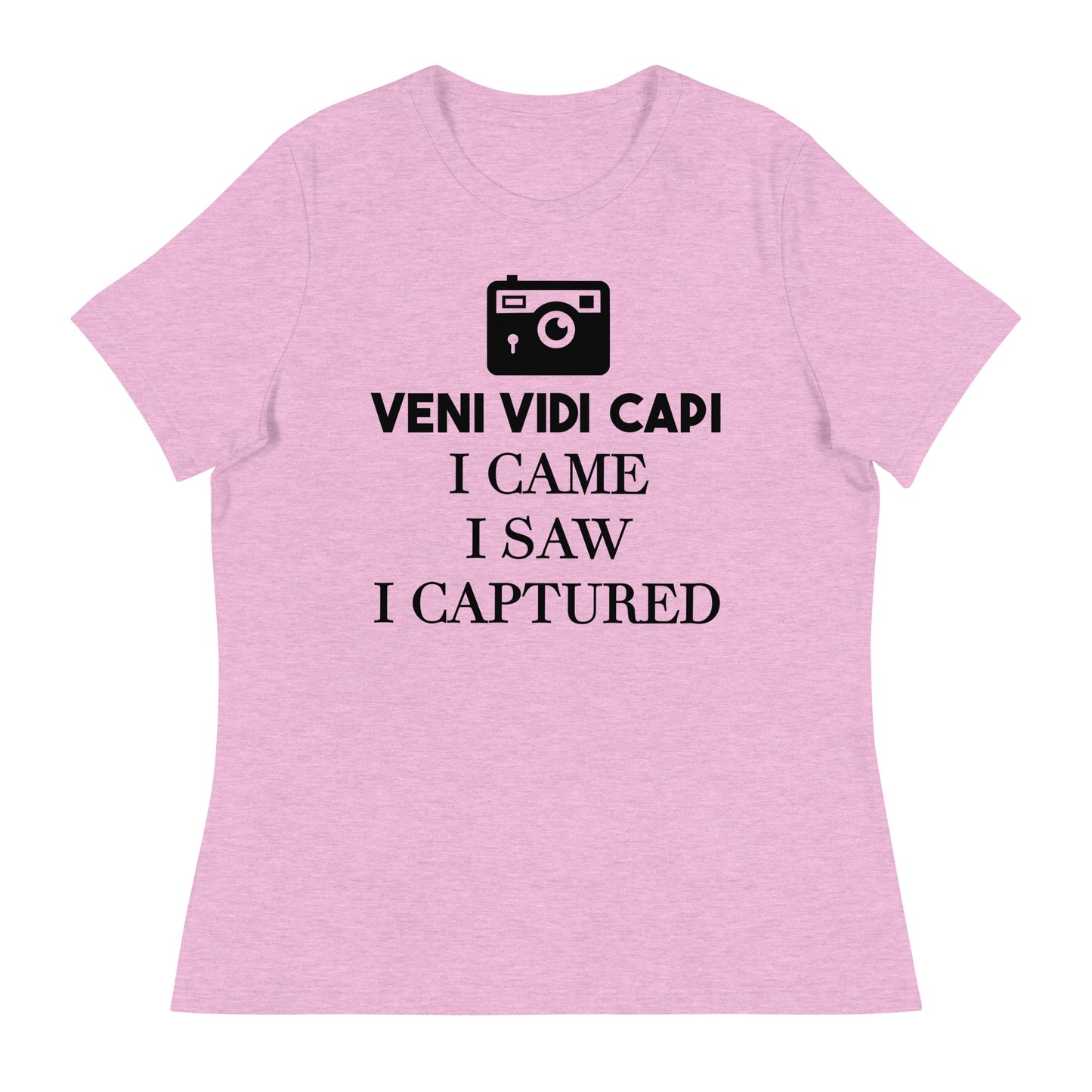 T-shirts fille - Je suis venu, j'ai vu - Logo noir