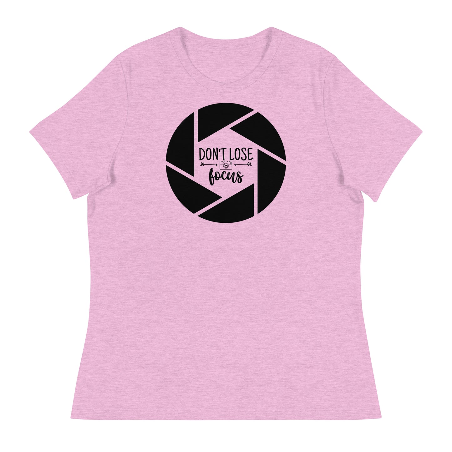 T-shirts pour fille - Ne perdez pas votre concentration - Logo noir