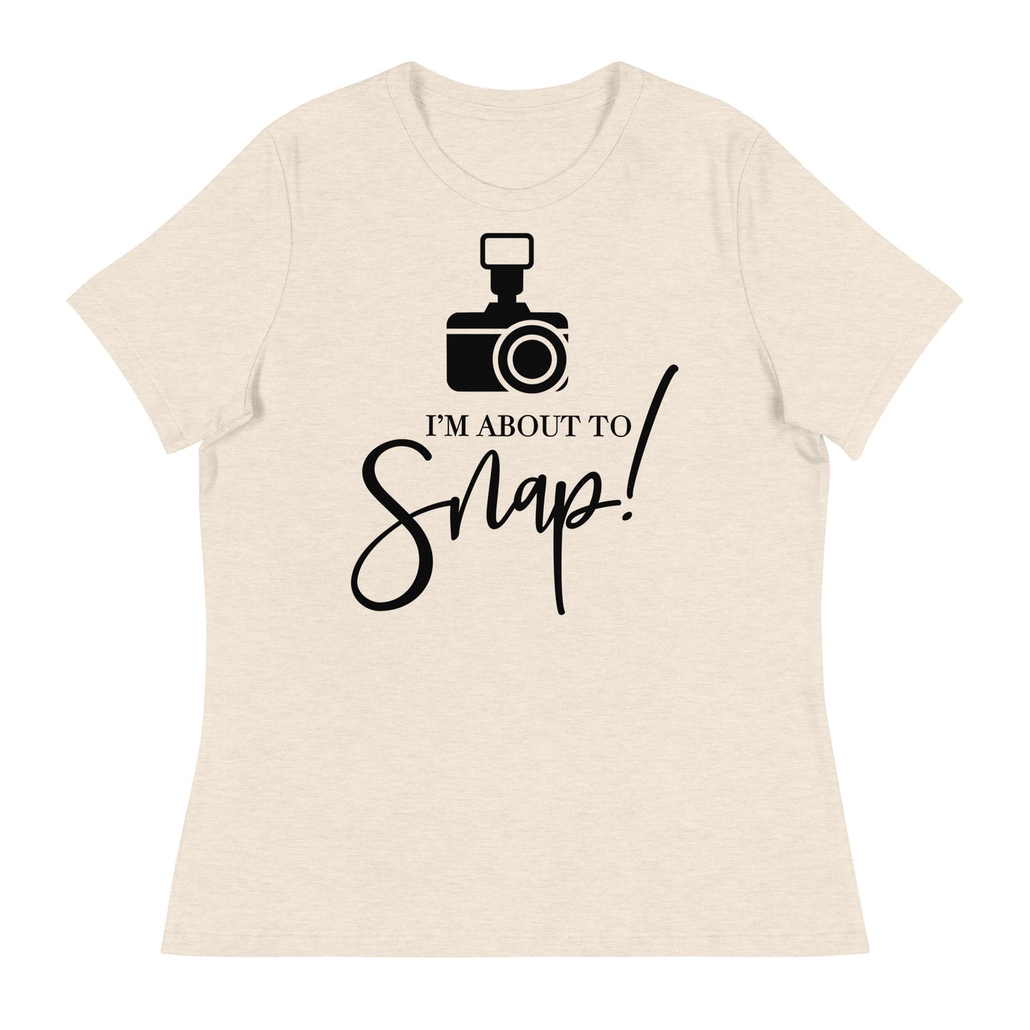 T-shirts pour fille - Je suis sur le point de craquer - Logo noir