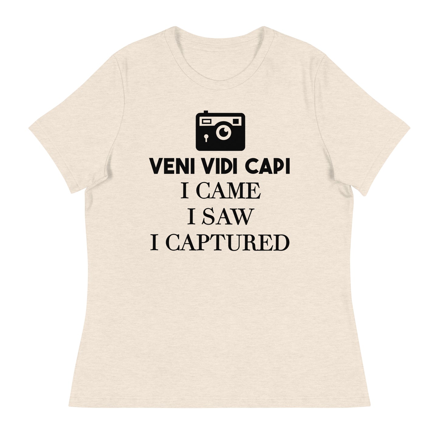 T-shirts fille - Je suis venu, j'ai vu - Logo noir