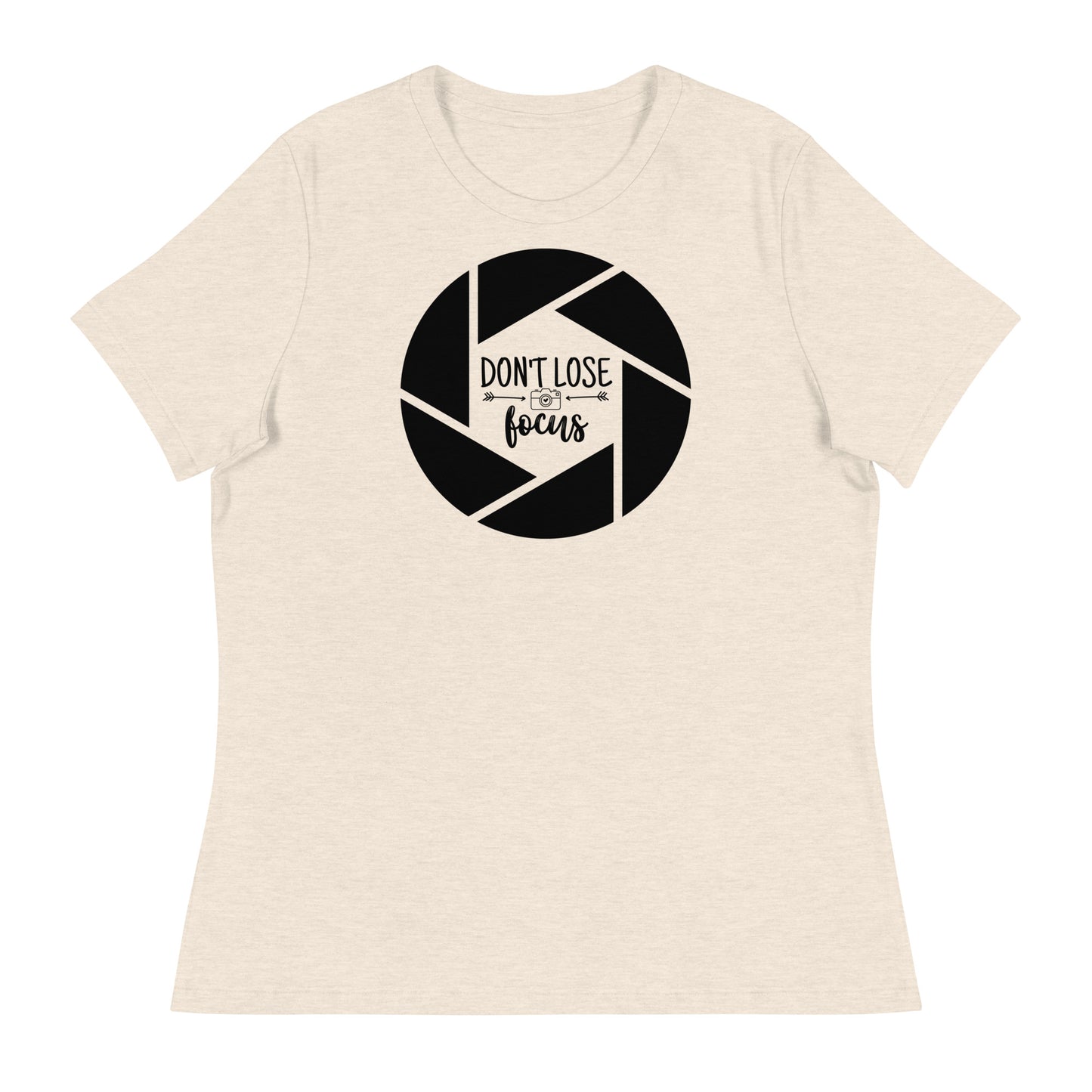T-shirts pour fille - Ne perdez pas votre concentration - Logo noir