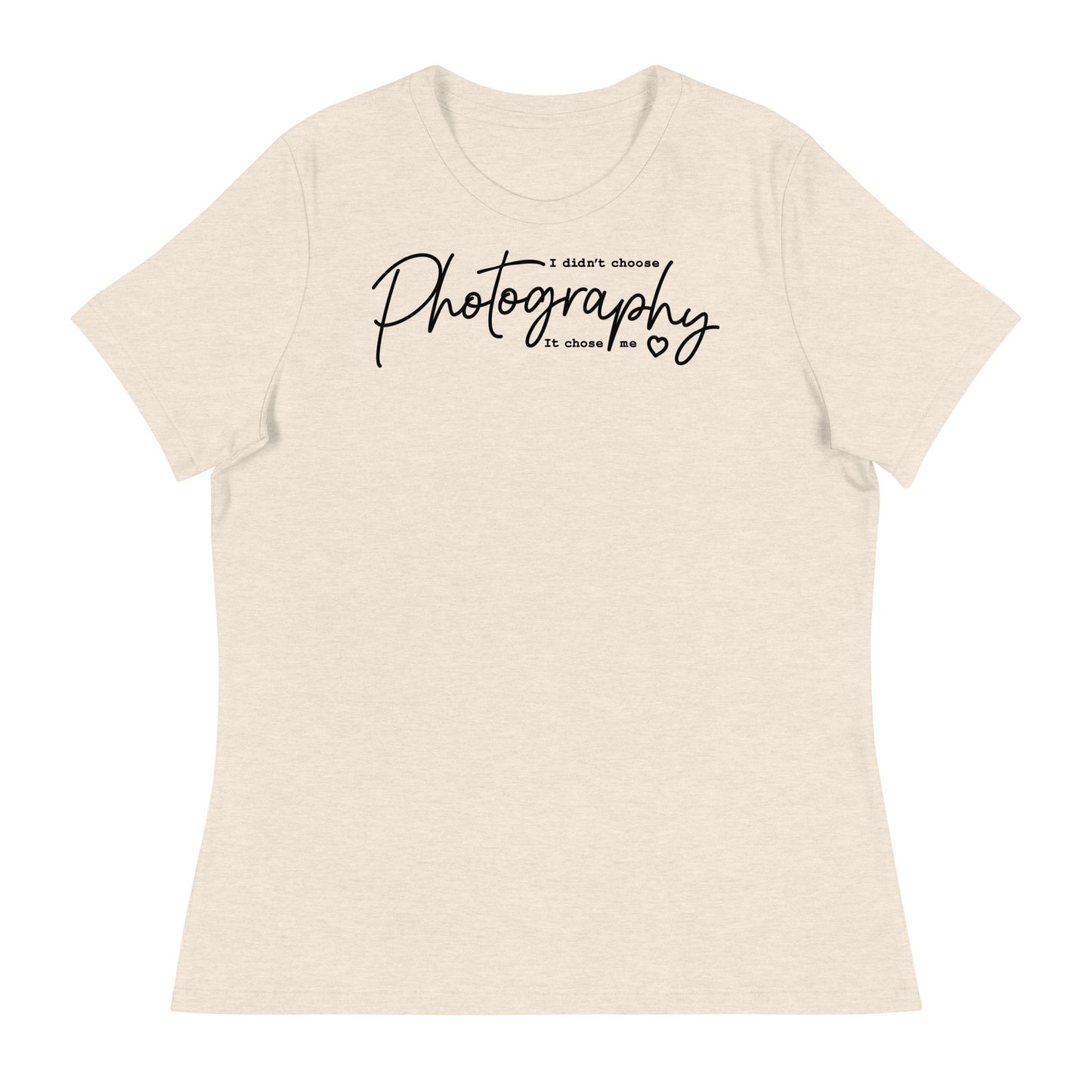 T-shirts fille - photographie - Logo noir