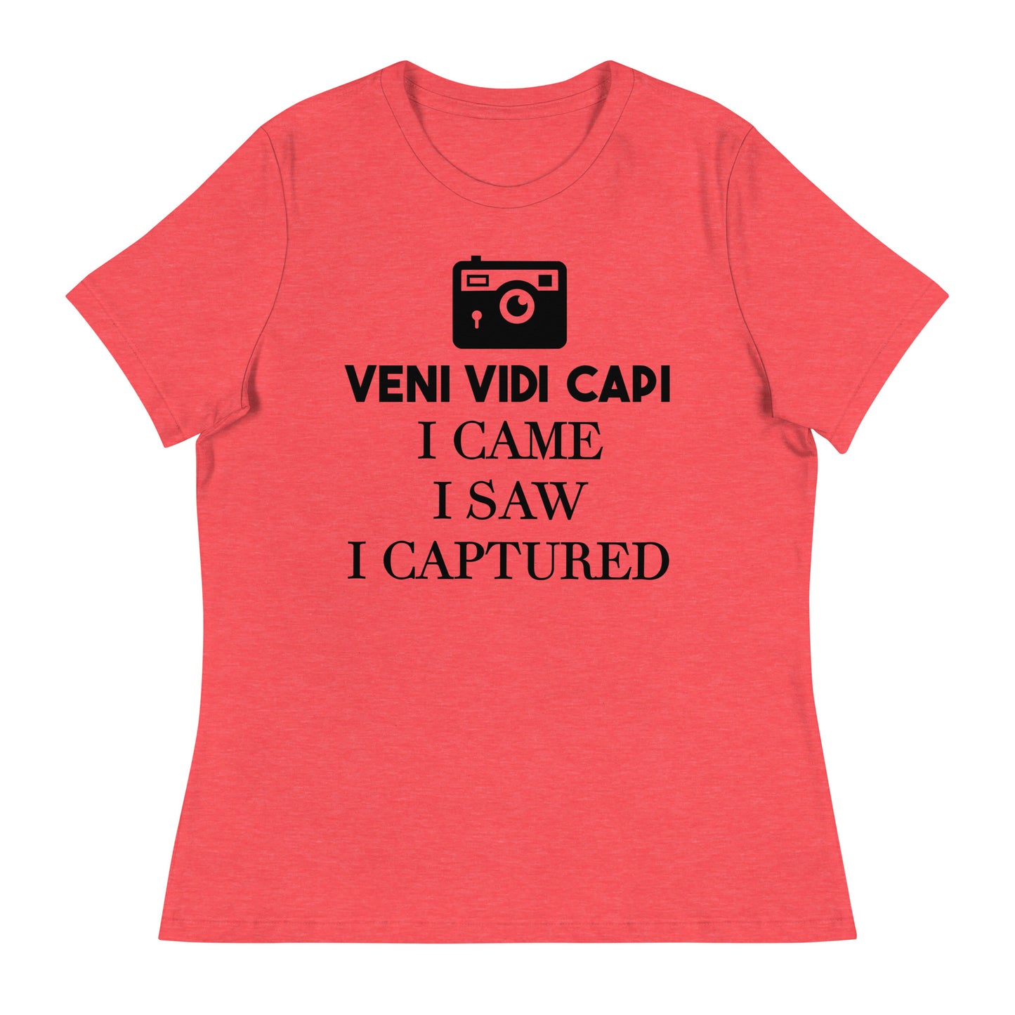 T-shirts fille - Je suis venu, j'ai vu - Logo noir