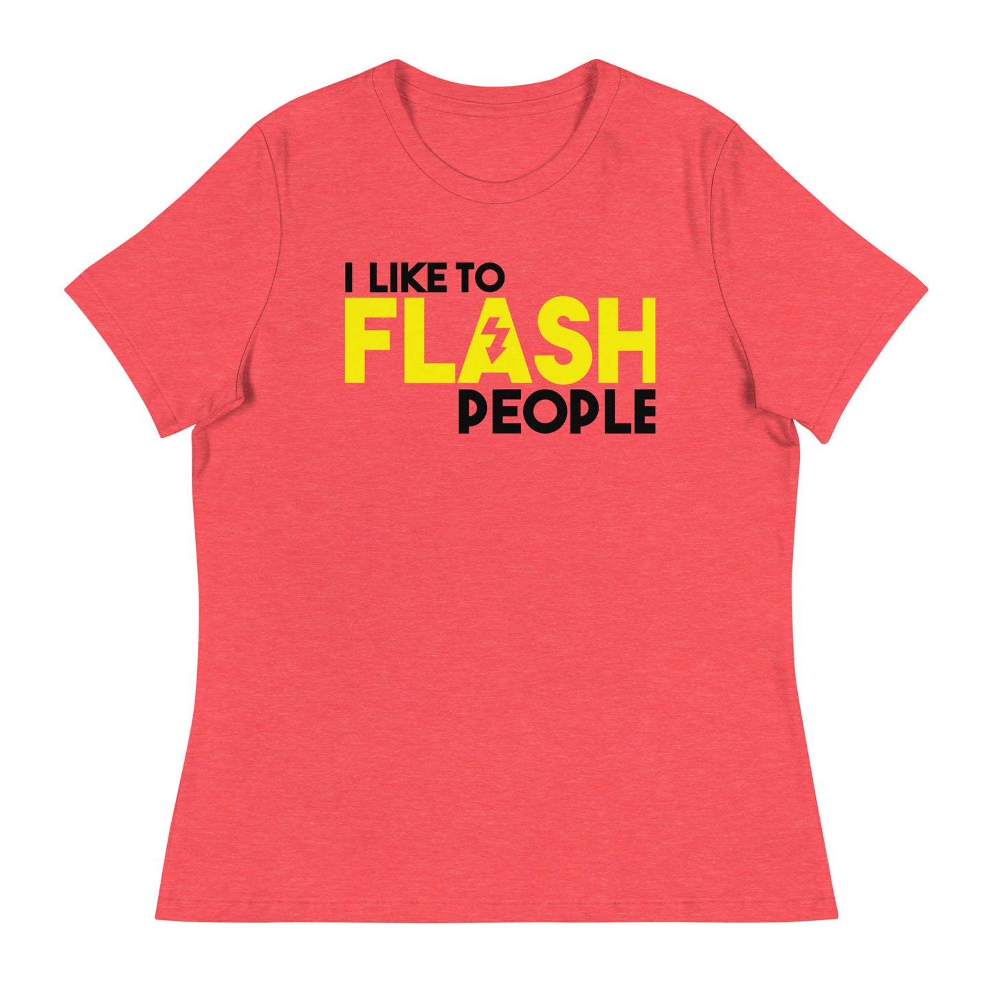 T-shirts fille - J'aime flasher les gens - Logo noir