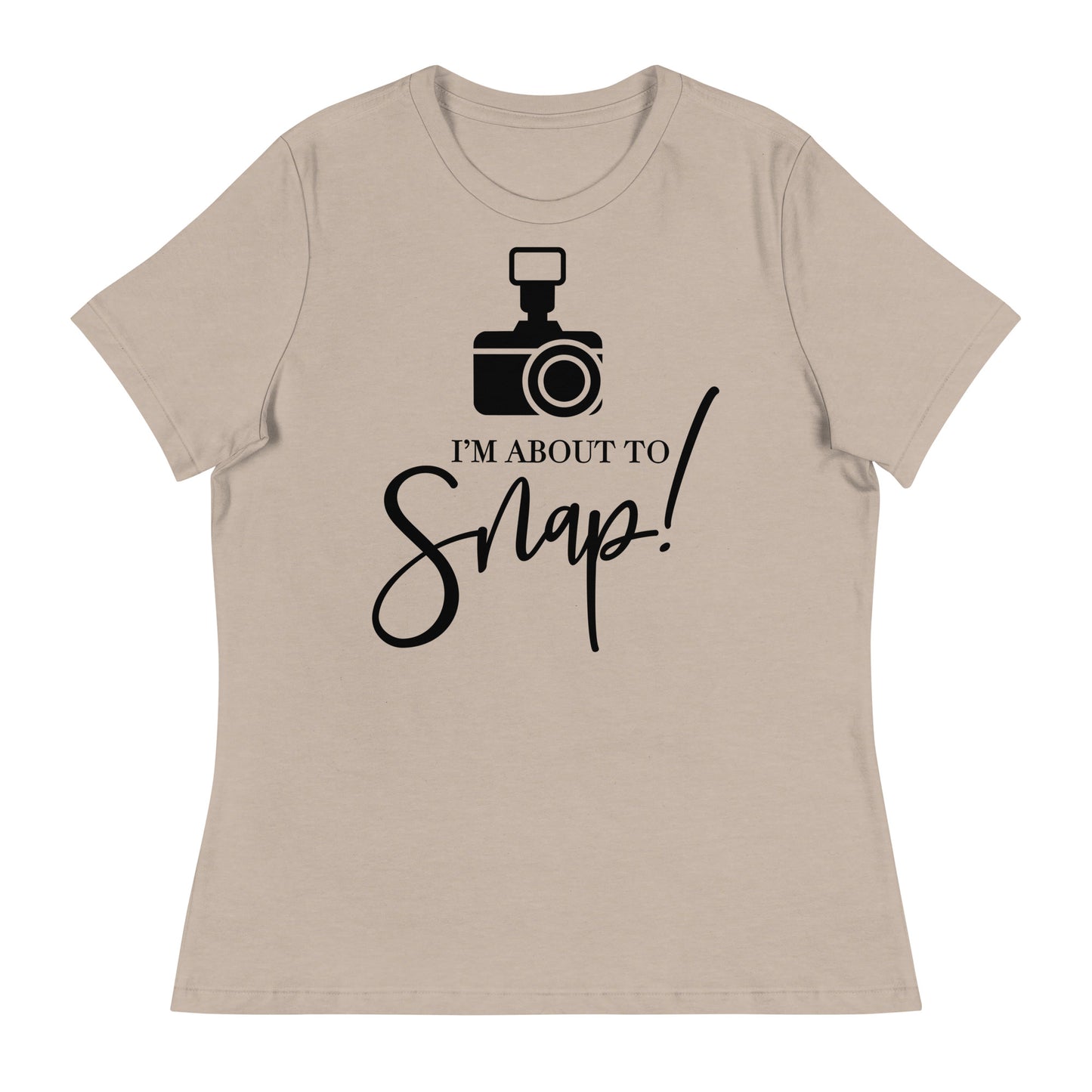 T-shirts pour fille - Je suis sur le point de craquer - Logo noir