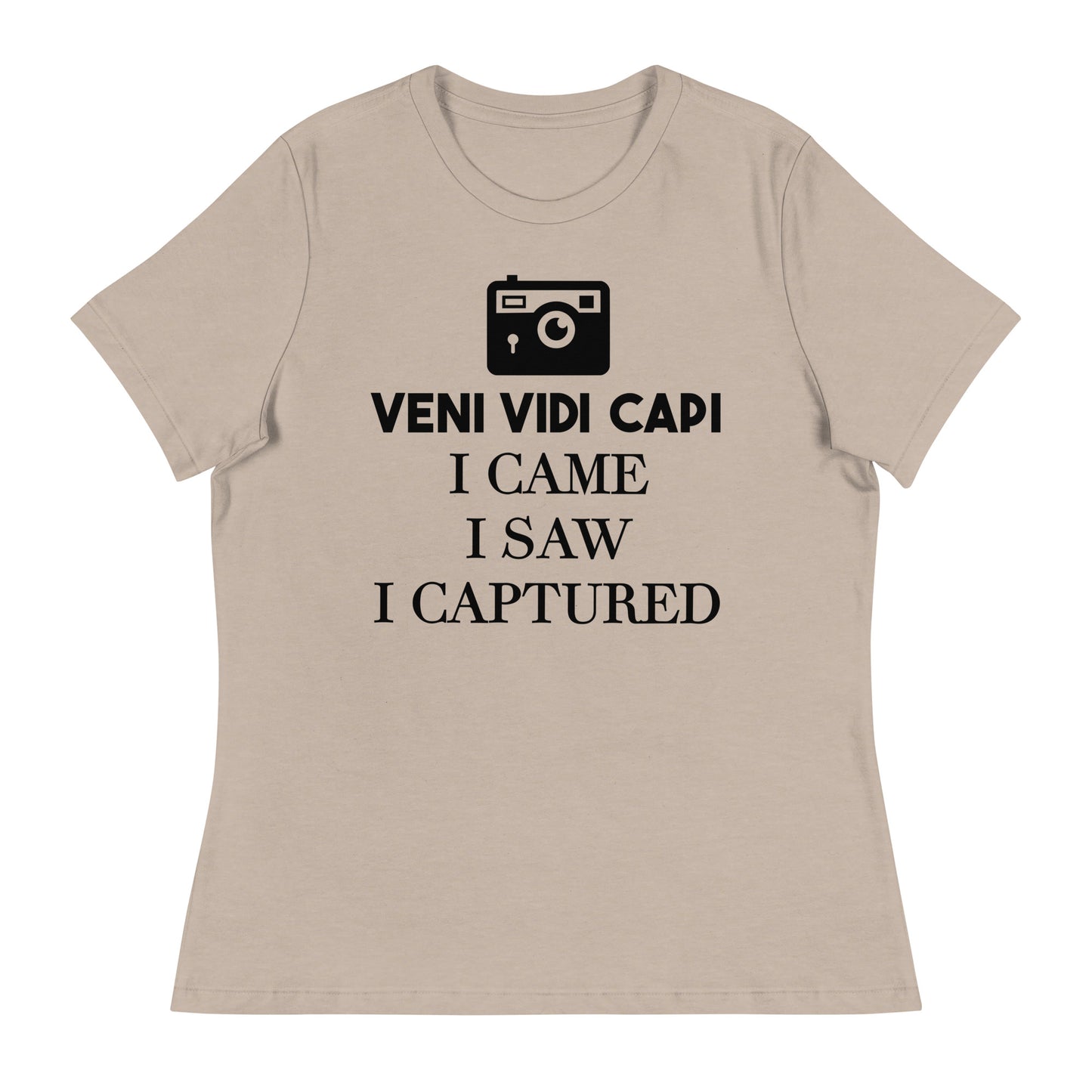 T-shirts fille - Je suis venu, j'ai vu - Logo noir