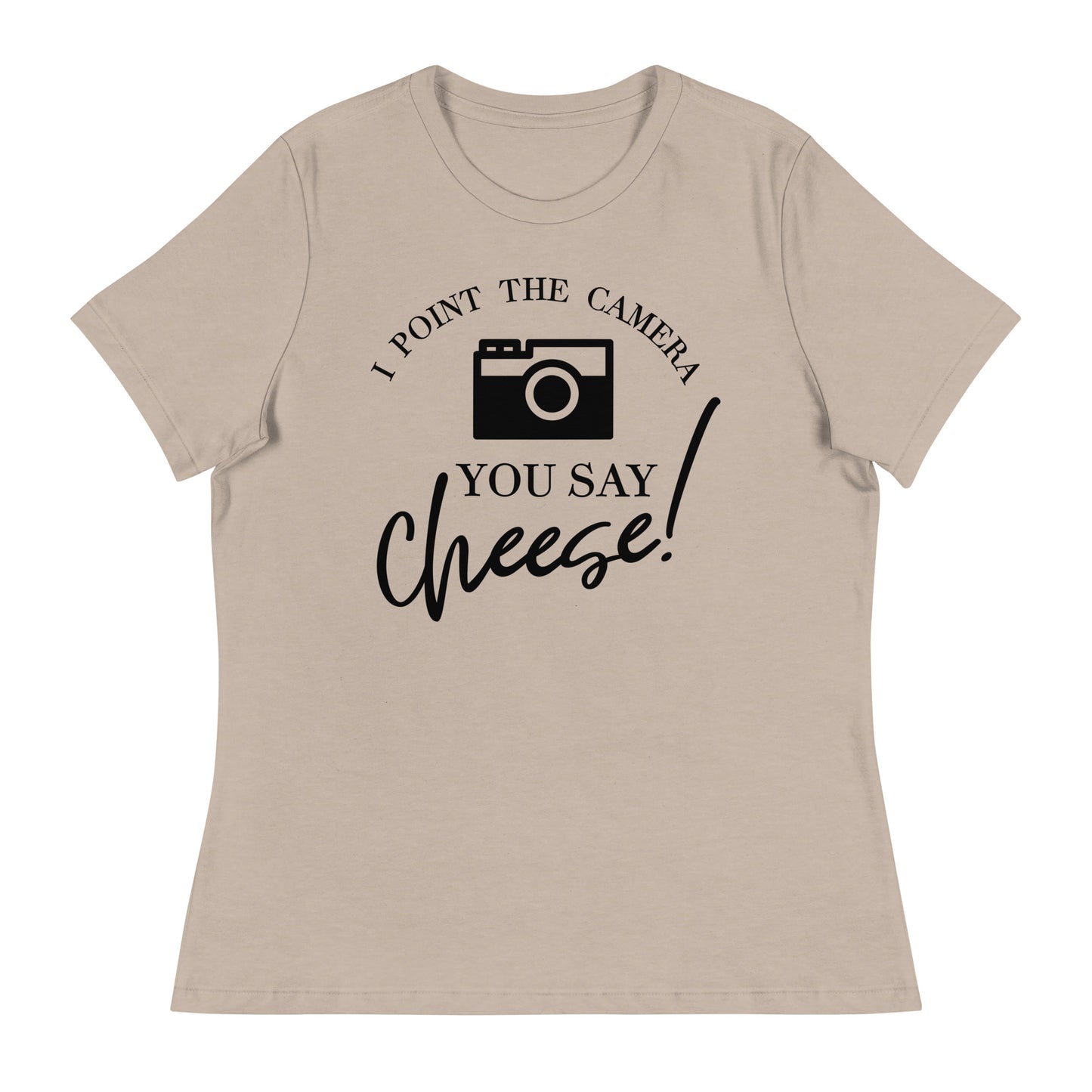 T-shirts fille - Tu dis fromage - Logo noir