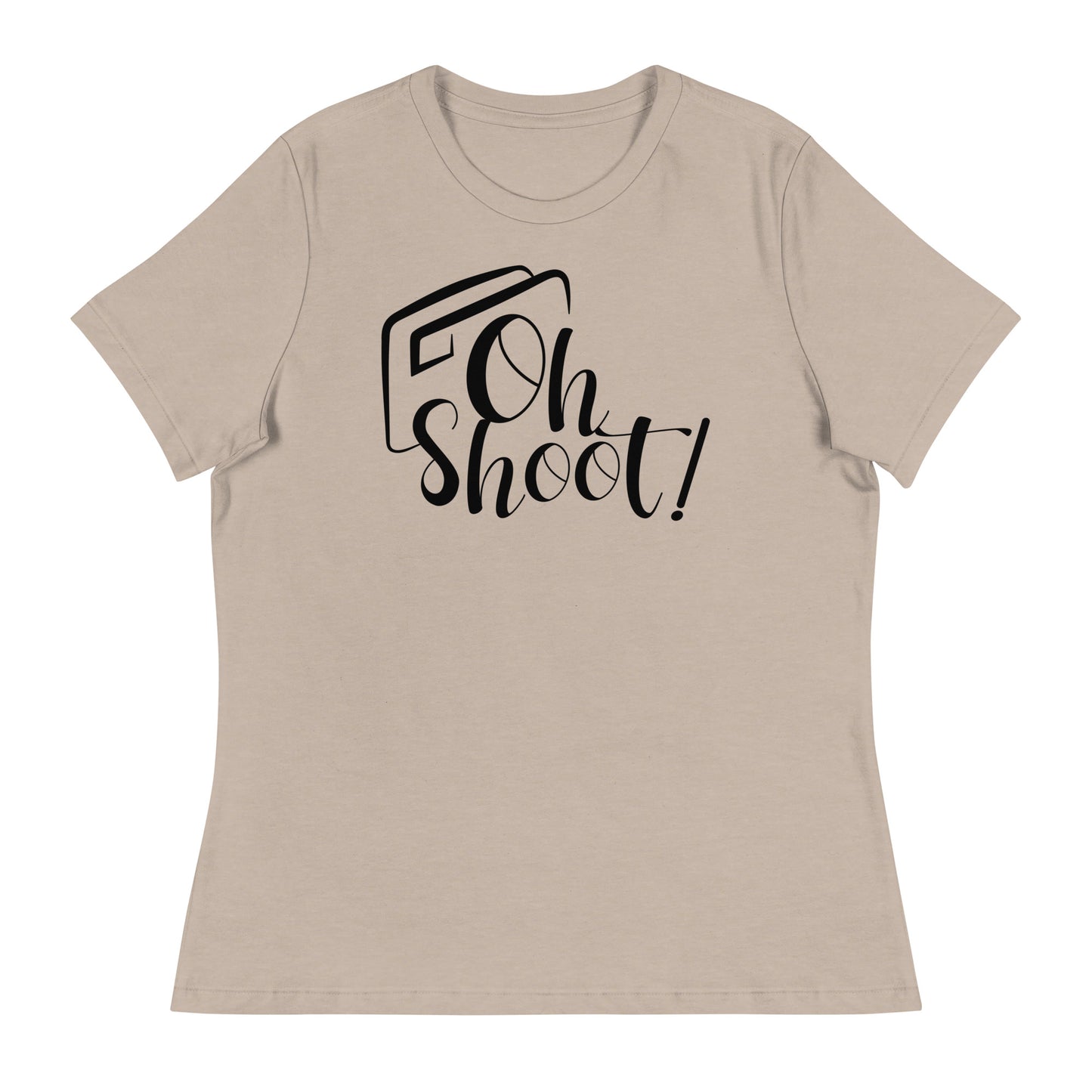 T-shirts Fille -Oh Shoot- Logo Noir