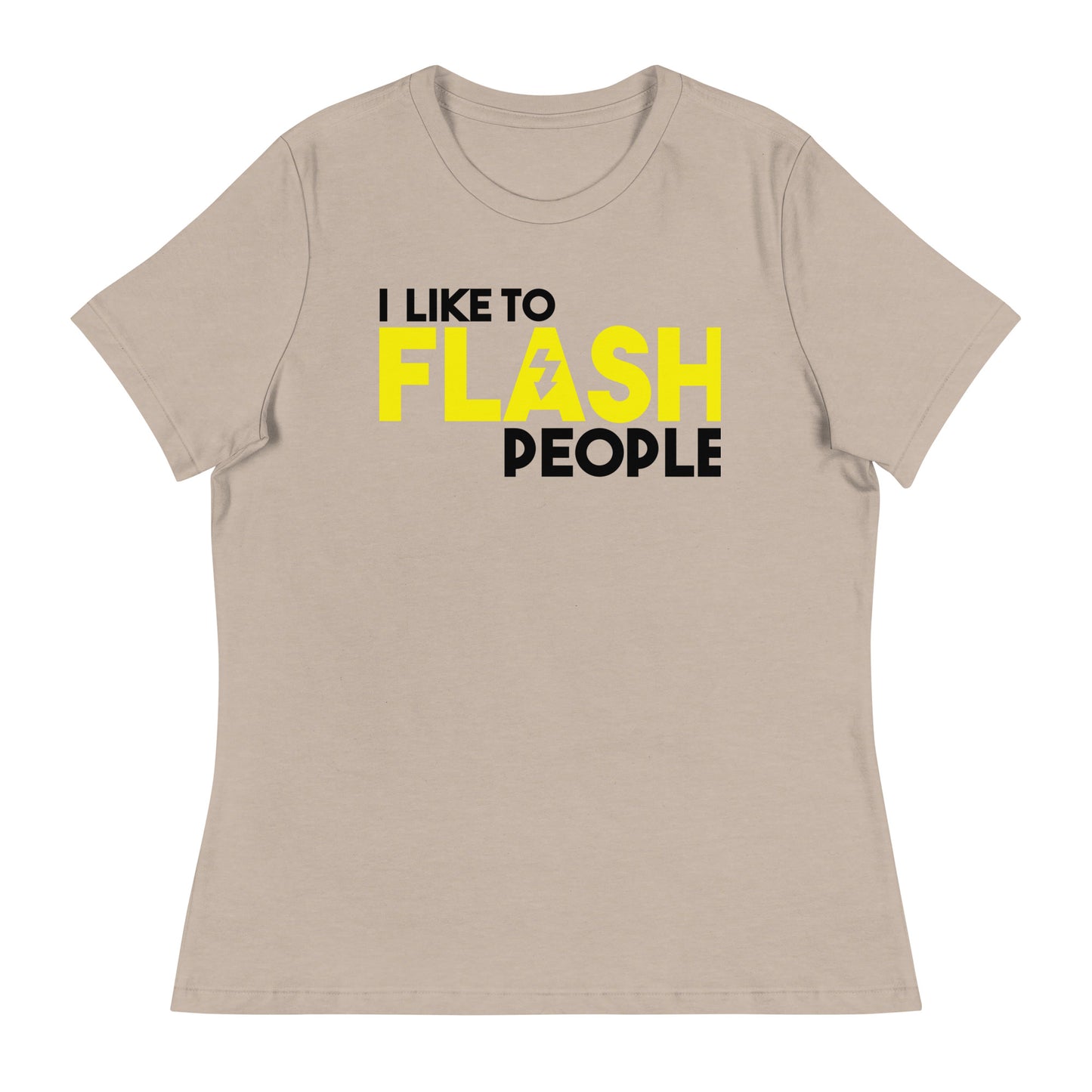 T-shirts fille - J'aime flasher les gens - Logo noir