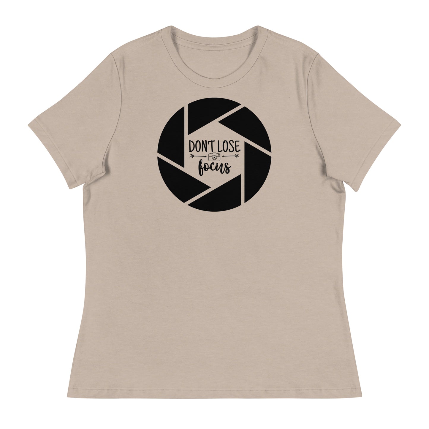 T-shirts pour fille - Ne perdez pas votre concentration - Logo noir