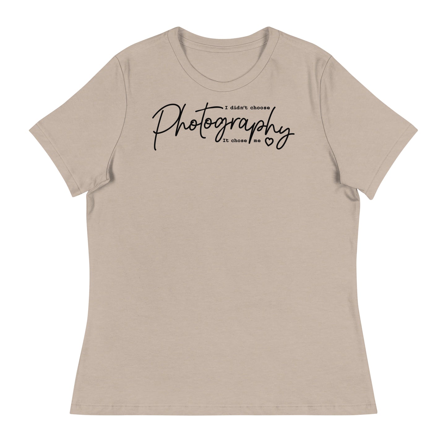T-shirts fille - photographie - Logo noir