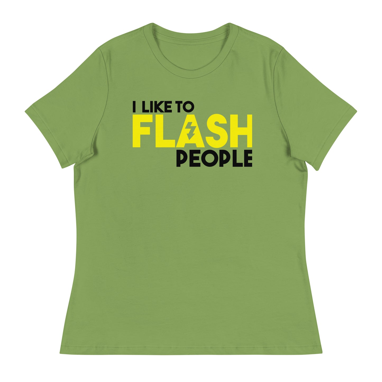 T-shirts fille - J'aime flasher les gens - Logo noir