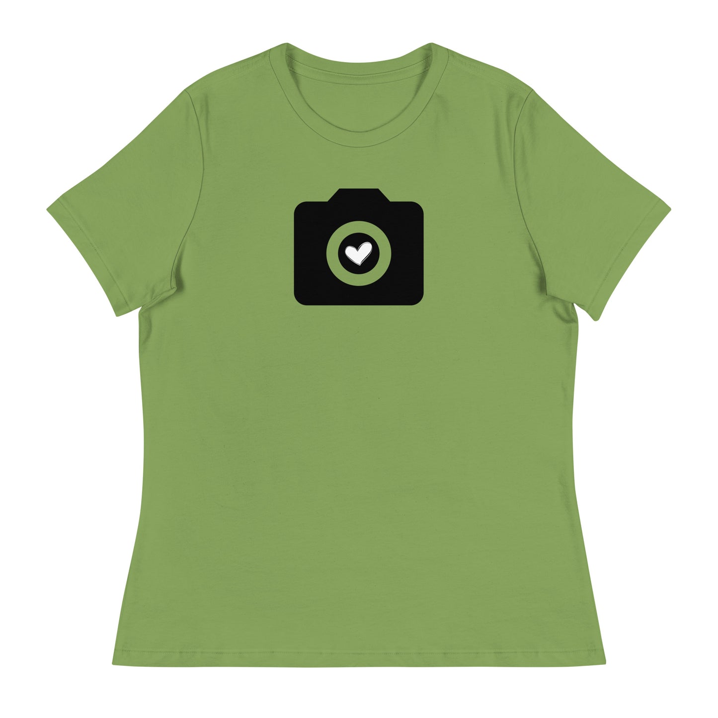 T-shirts fille - appareil photo - Logo noir
