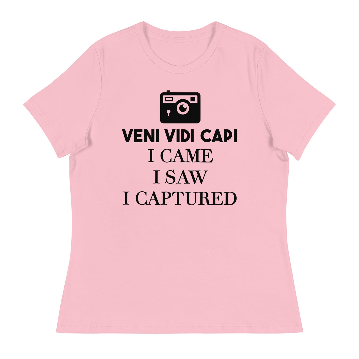 T-shirts fille - Je suis venu, j'ai vu - Logo noir