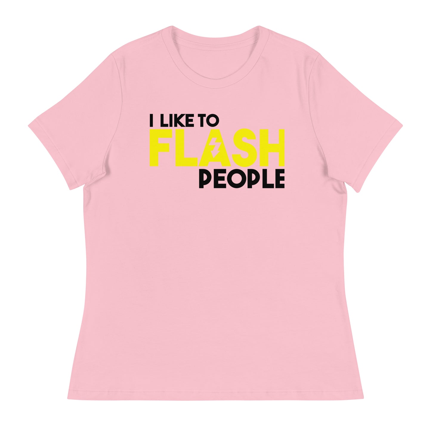 T-shirts fille - J'aime flasher les gens - Logo noir