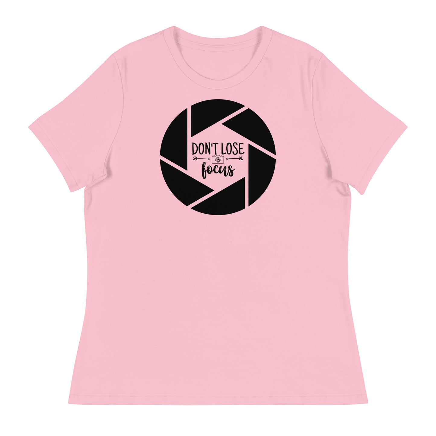T-shirts pour fille - Ne perdez pas votre concentration - Logo noir