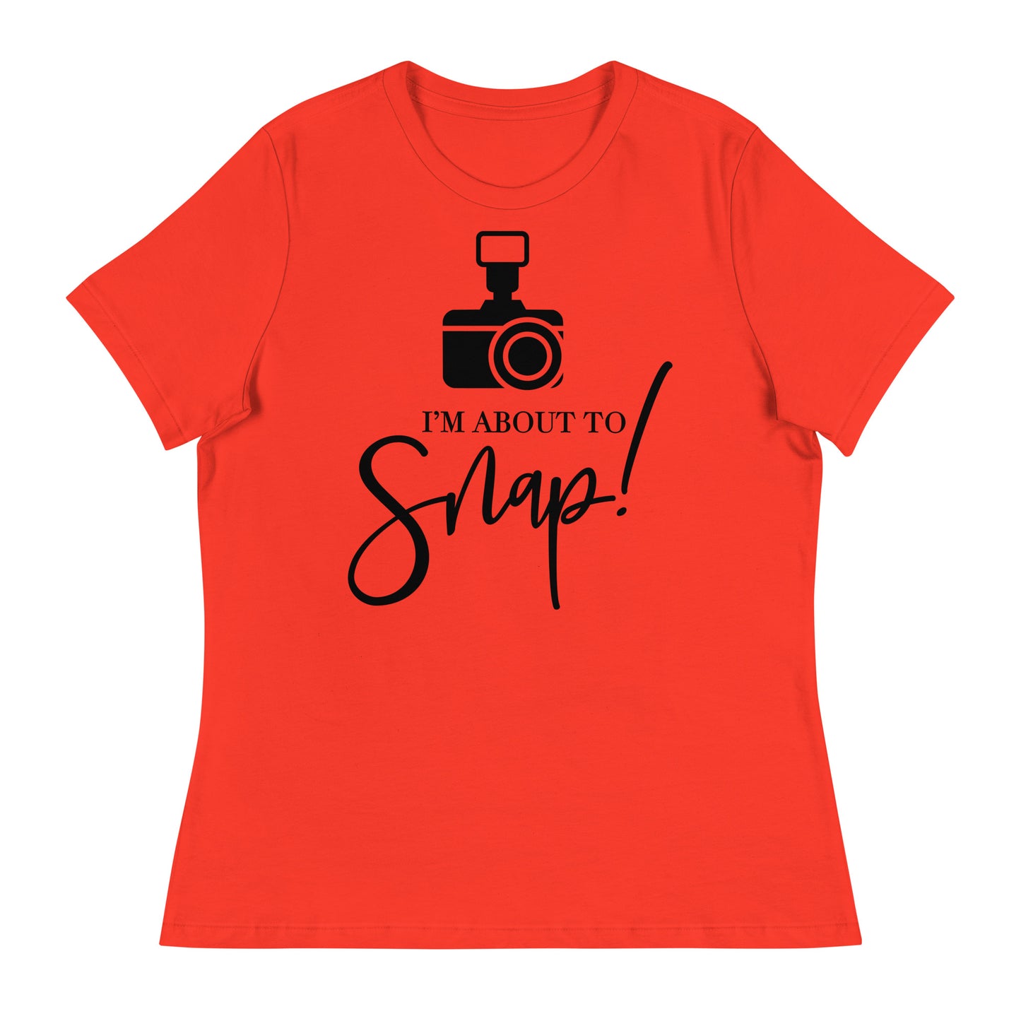 T-shirts pour fille - Je suis sur le point de craquer - Logo noir