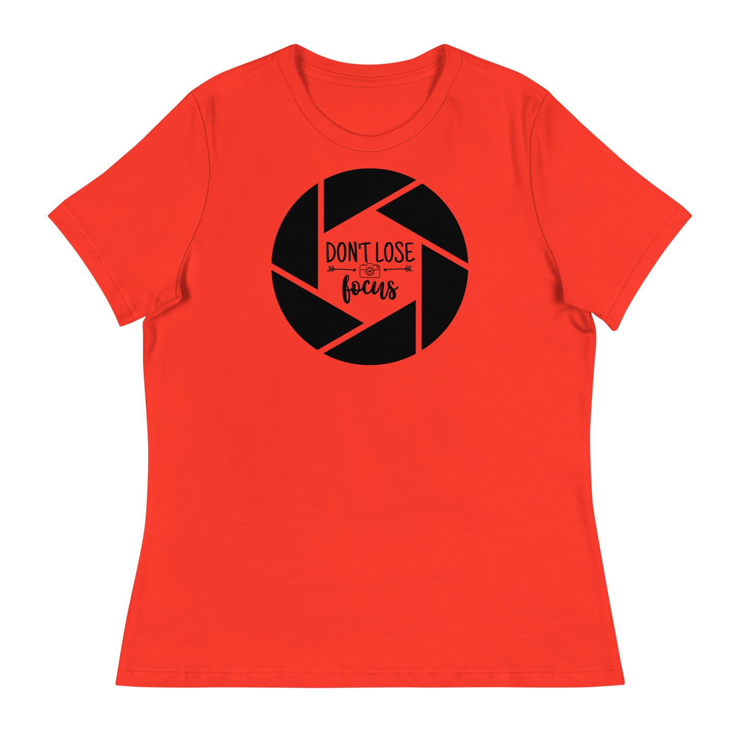 T-shirts pour fille - Ne perdez pas votre concentration - Logo noir