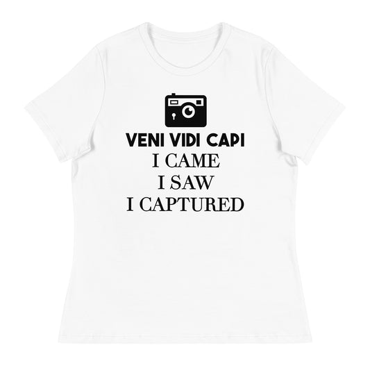 T-shirts fille - Je suis venu, j'ai vu - Logo noir