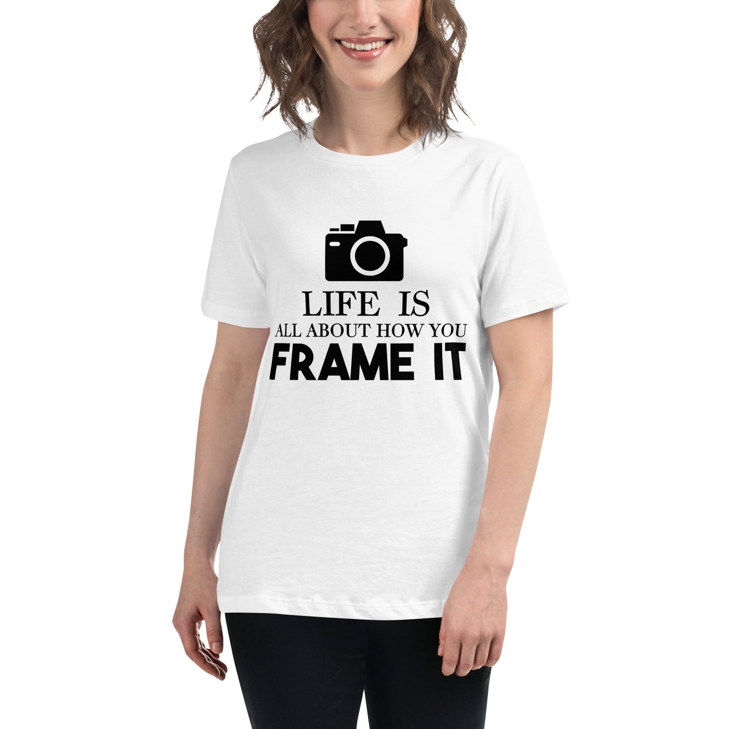 T-shirts Fille - Frame it - Logo Noir