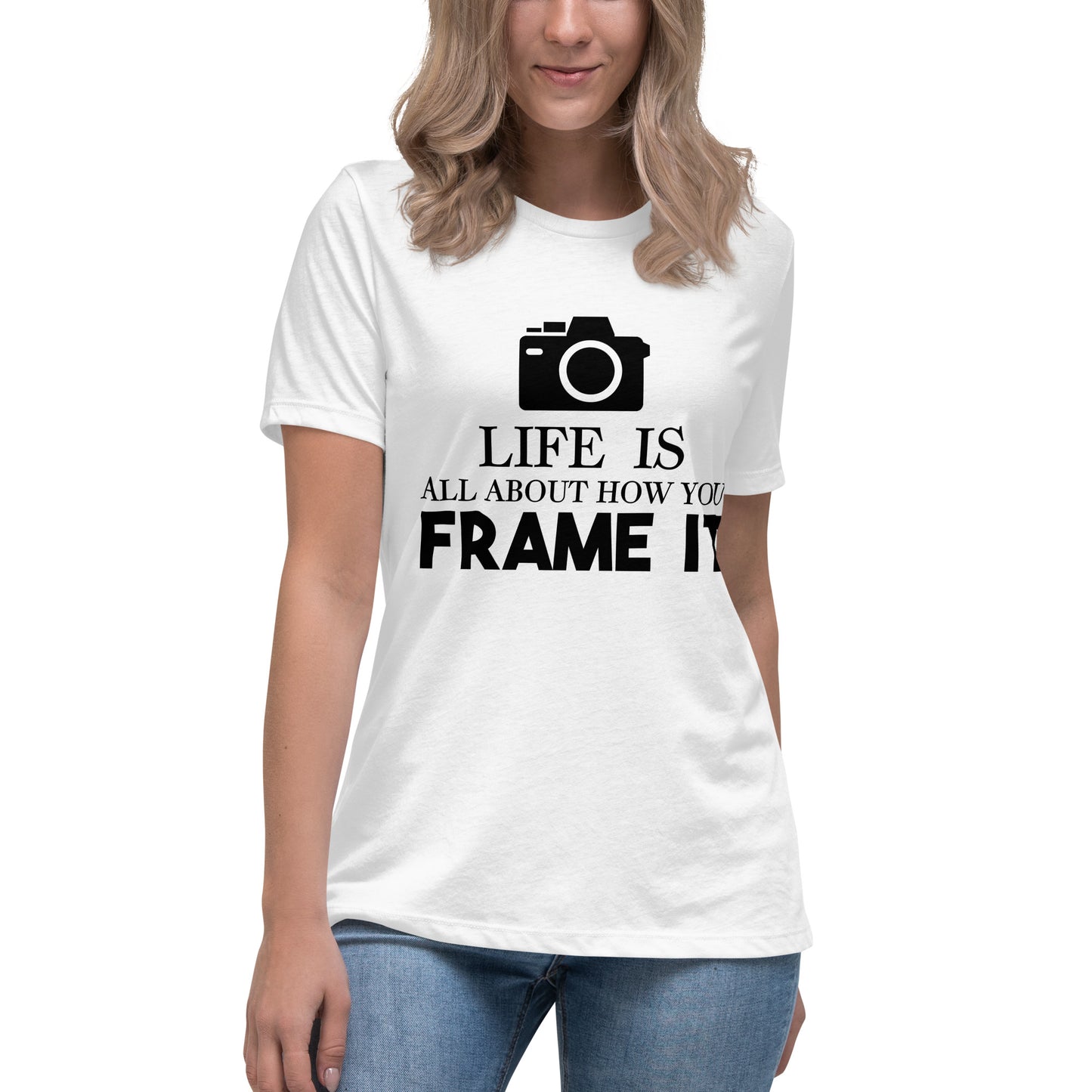 T-shirts Fille - Frame it - Logo Noir