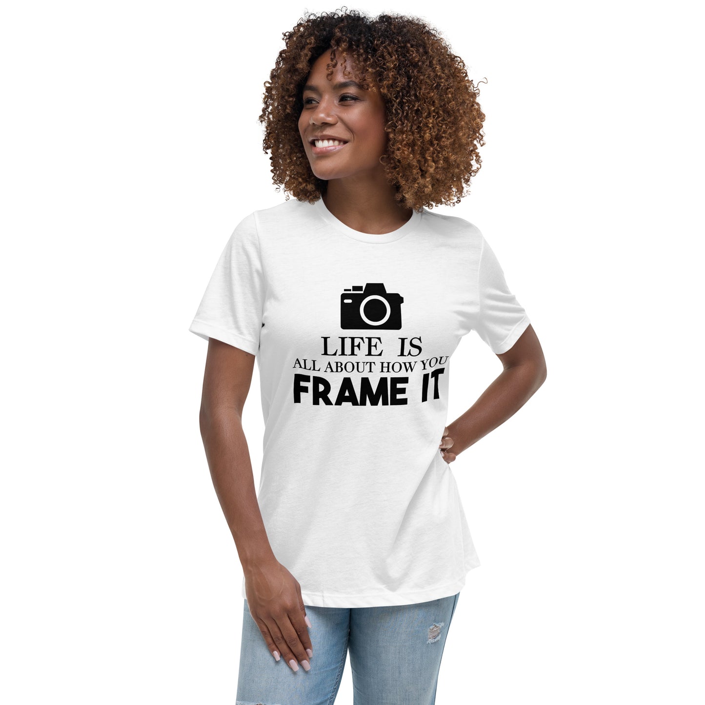 T-shirts Fille - Frame it - Logo Noir