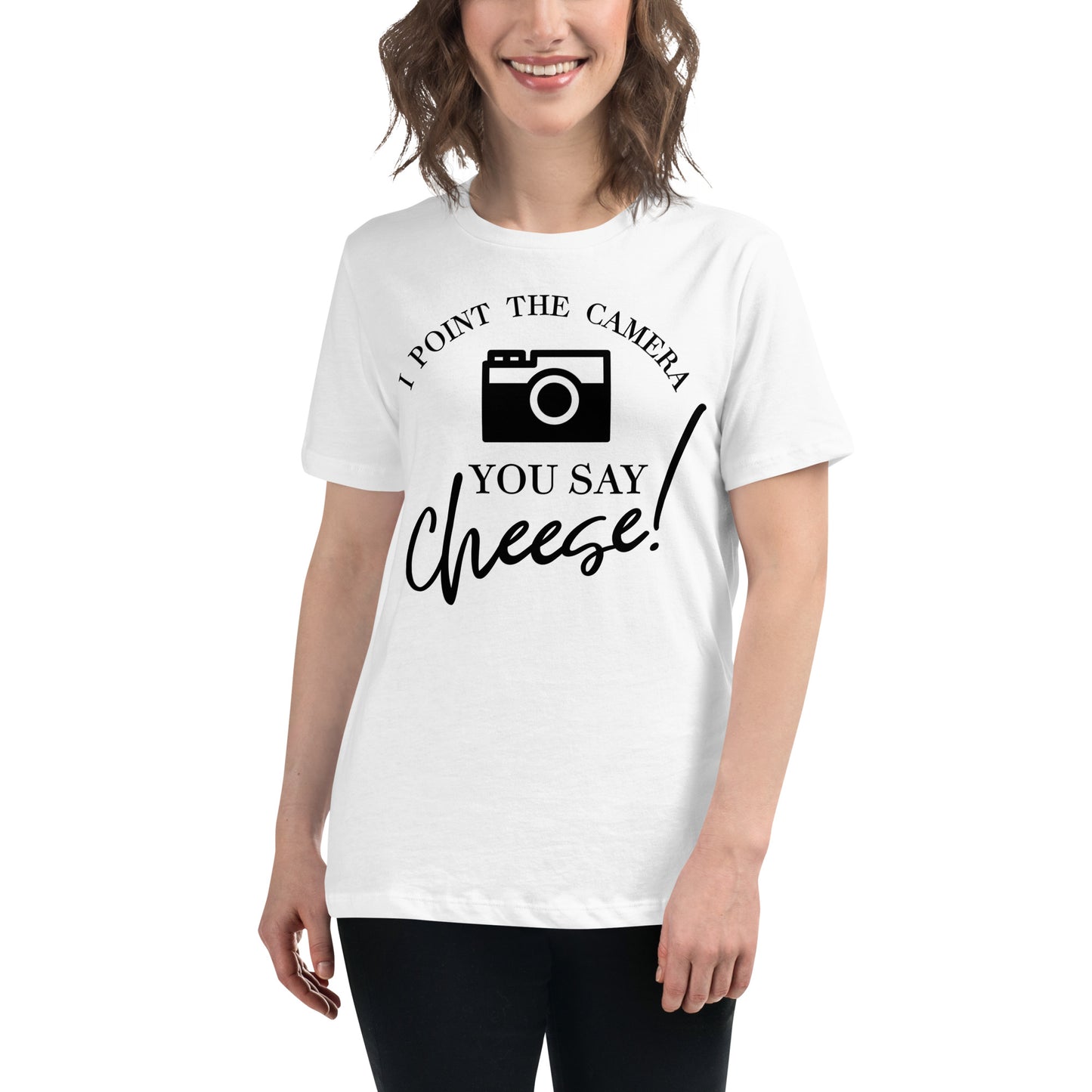 T-shirts fille - Tu dis fromage - Logo noir